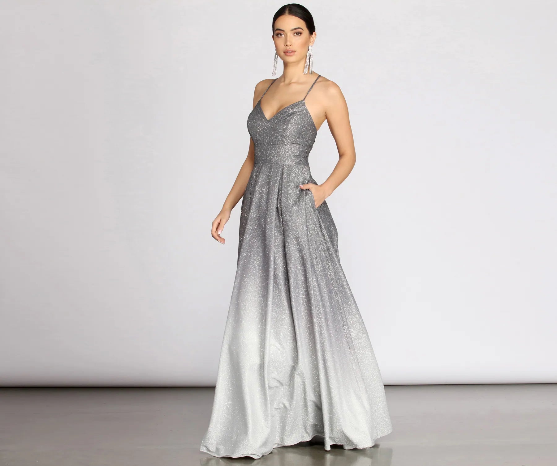 Gemma Shine Ombre Tulle Gown - Image 4