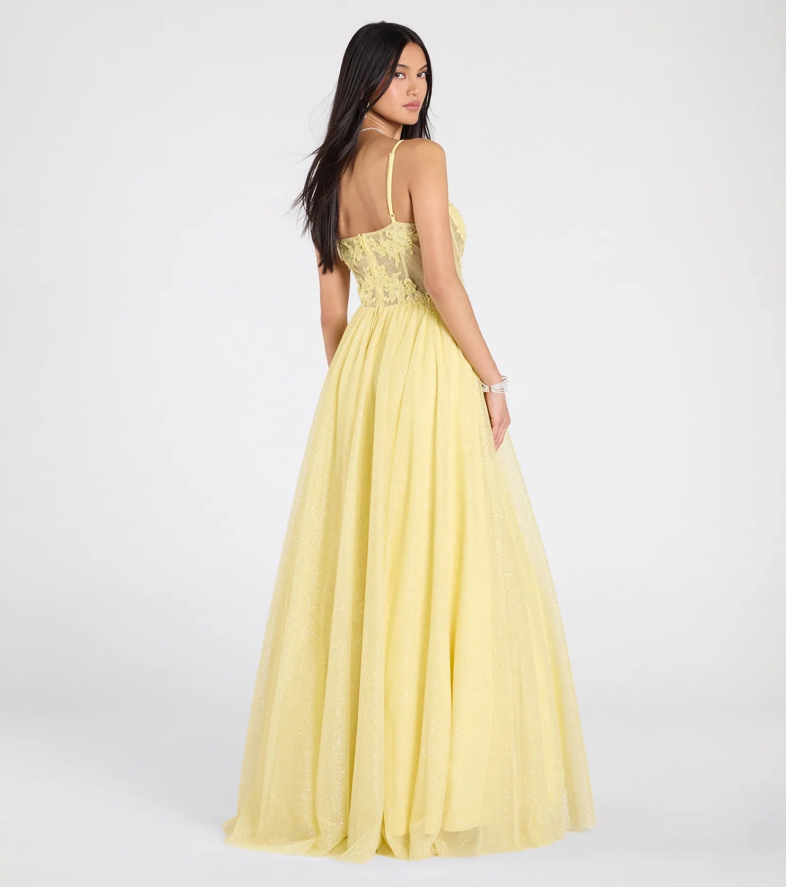 Tia Sweetheart Lace Applique A-Line Ball Gown - Image 10