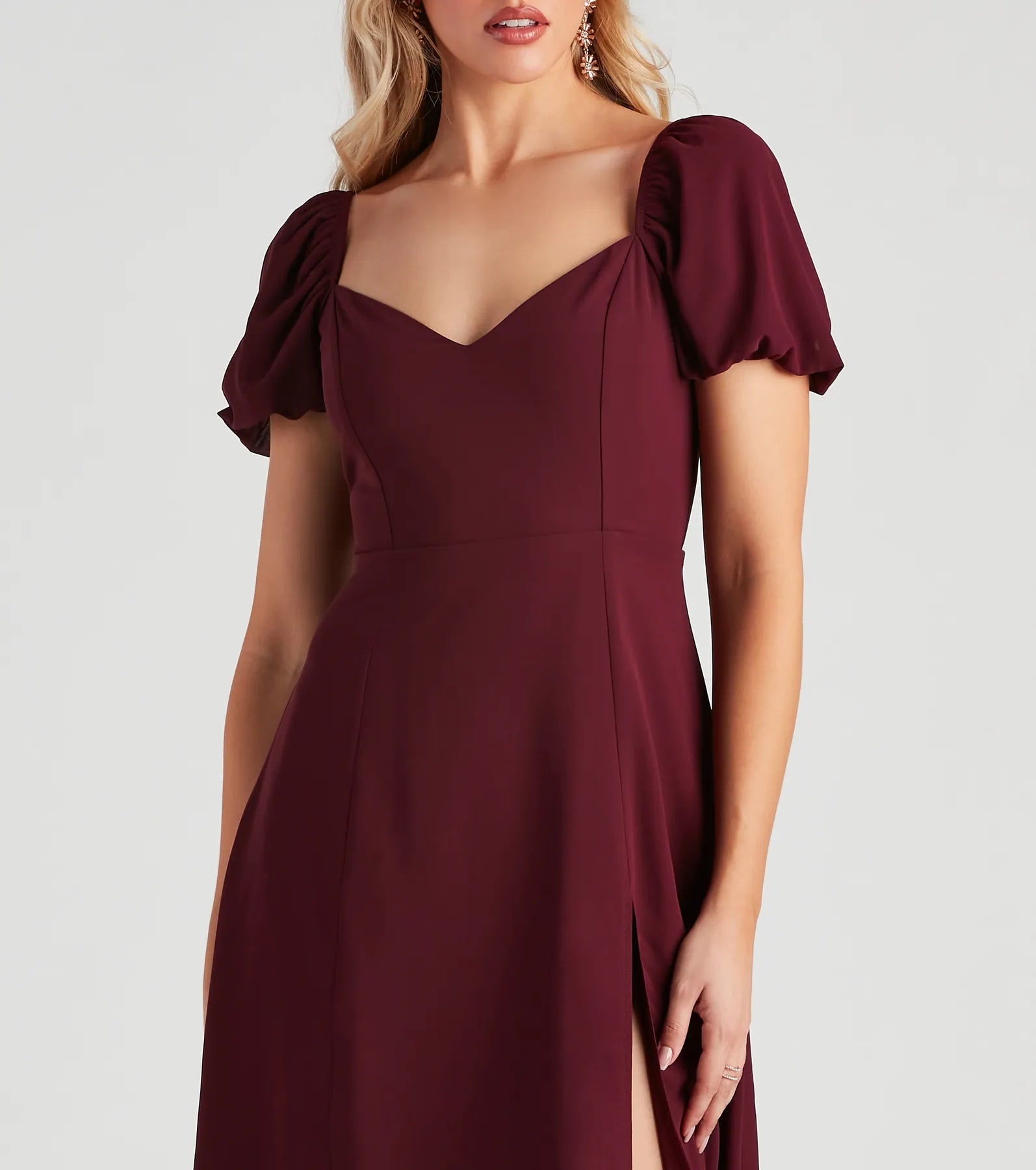 Sweet Harmony Chiffon Midi Dress - Image 4