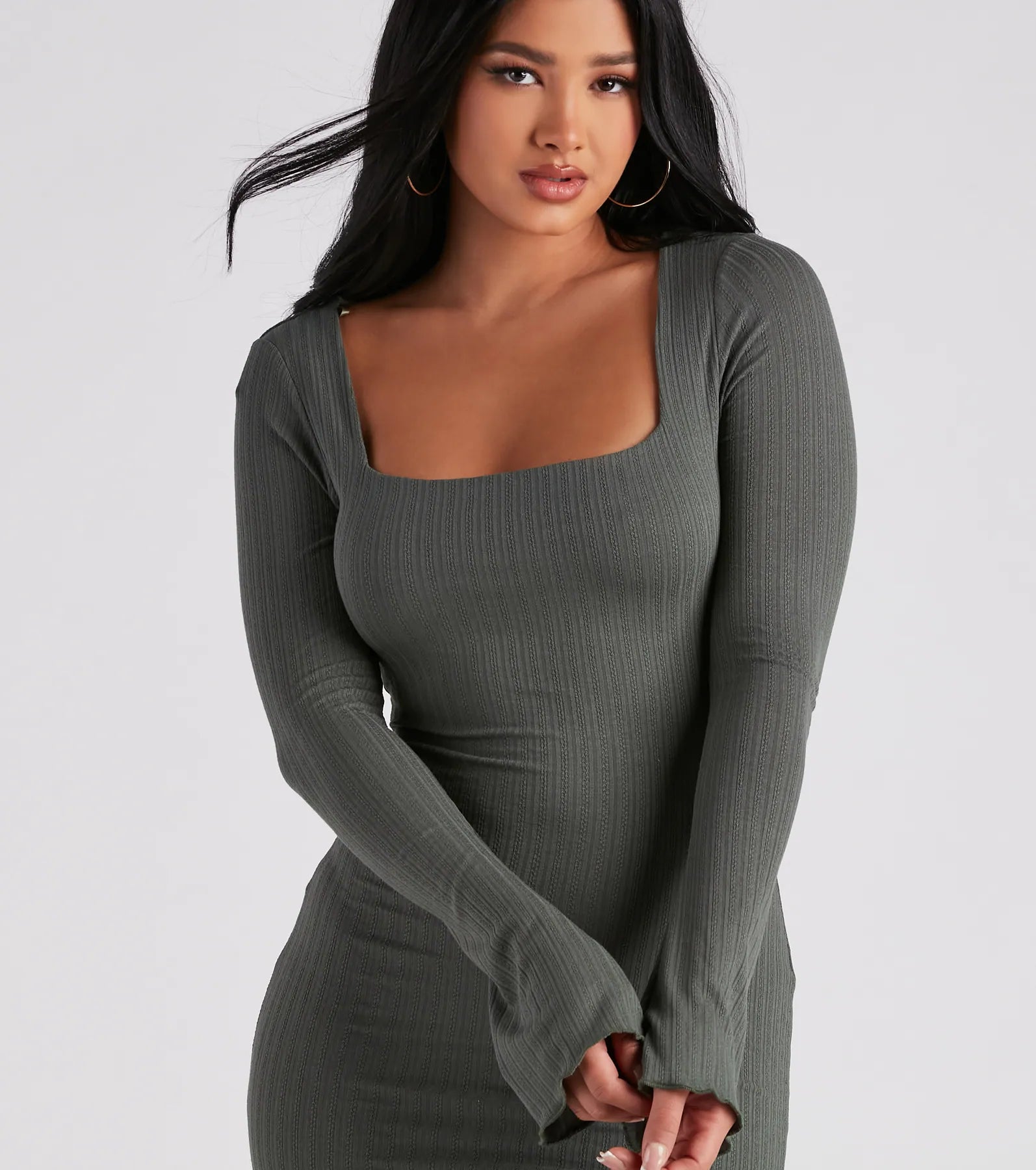 Casual Perfection Ribbed Knit Mini Dress - Image 8