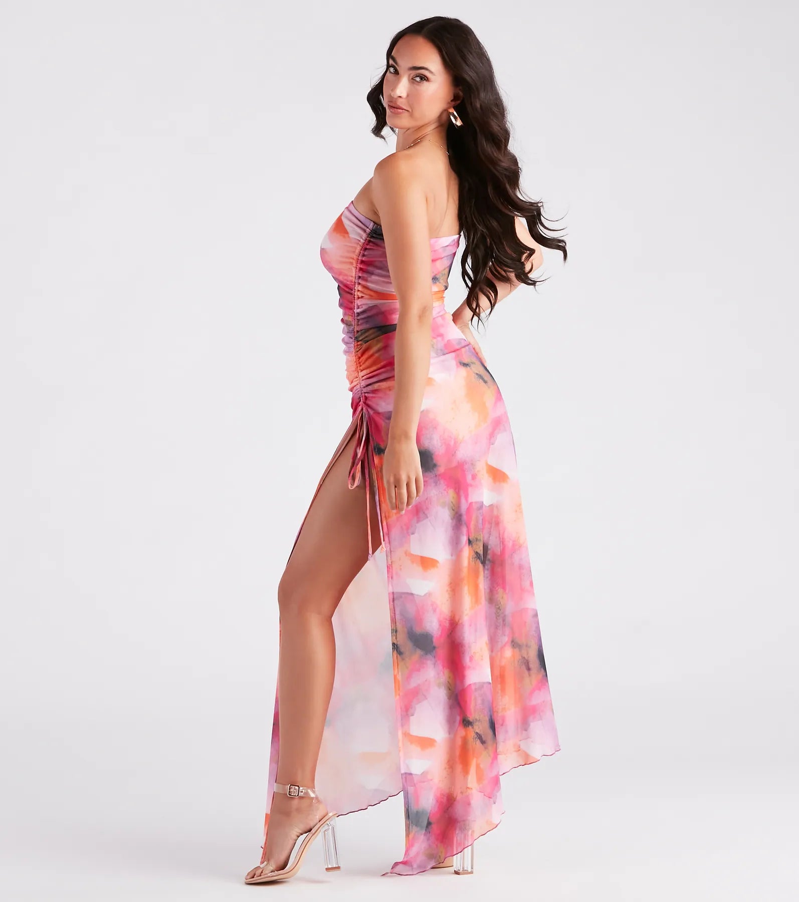 Major Crush Marble Print Maxi Dress - Image 2