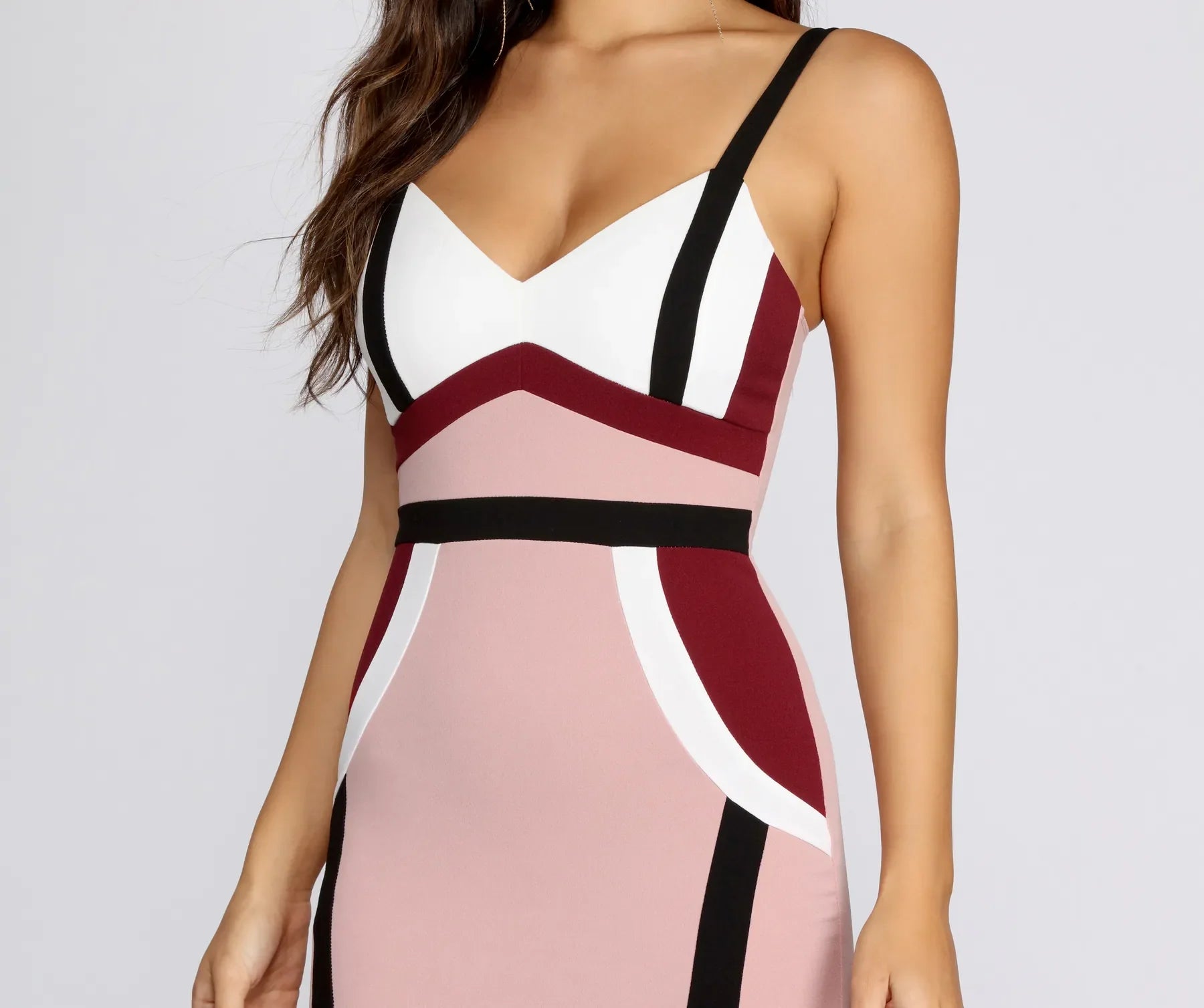 Modernist Mini Crepe Tank Dress - Image 9
