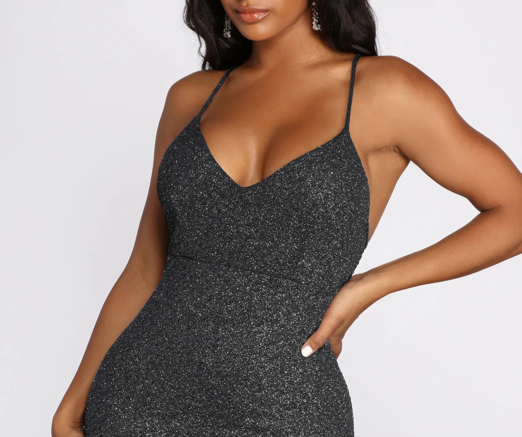 Send My Love Glitter Dress - Image 15