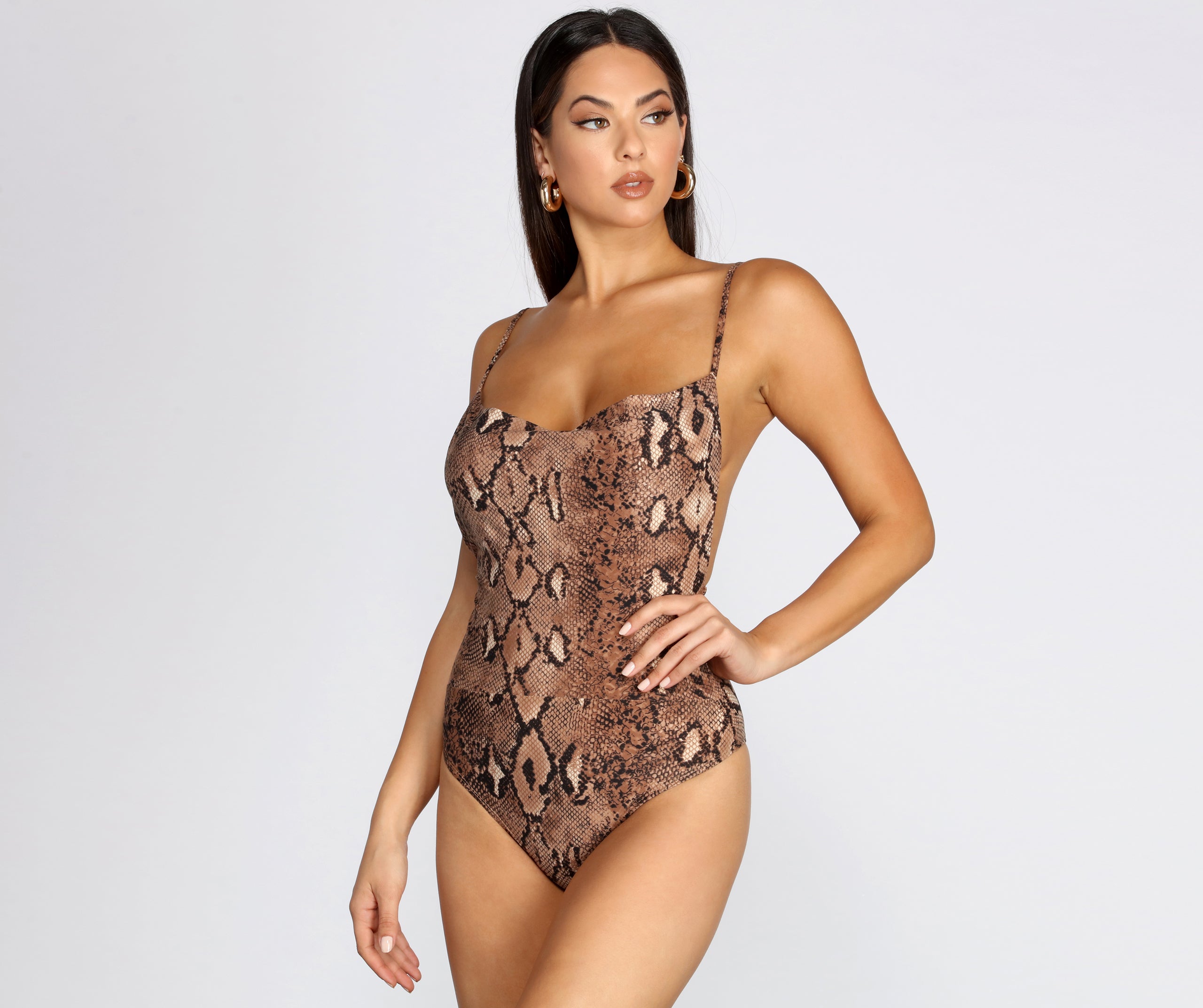 Wild And Free Cowl Neck Bodysuit - Image 5