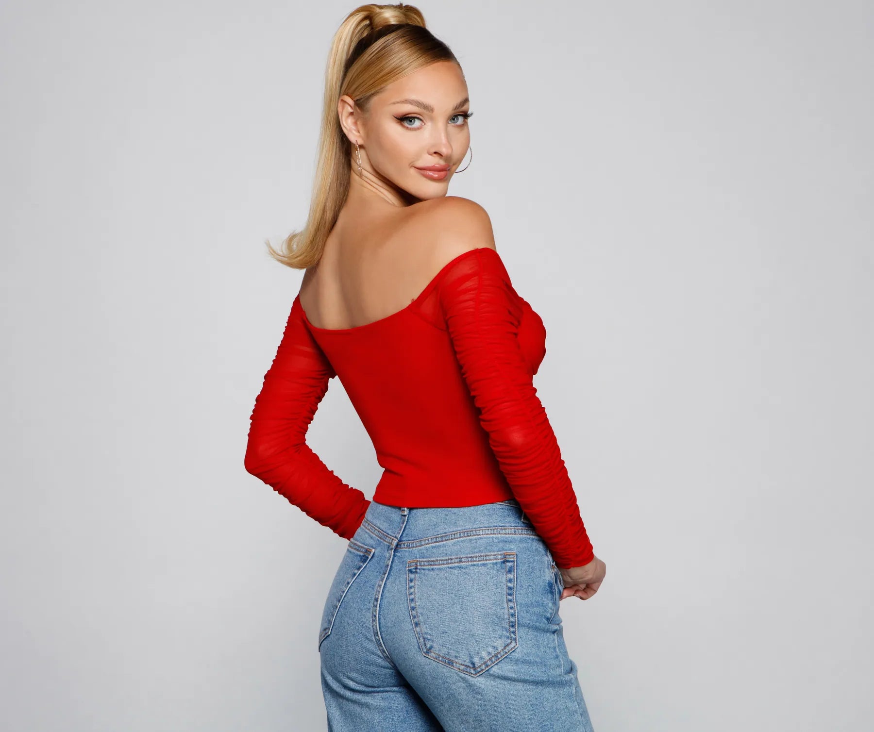 Ruched Moment Cropped Bustier - Image 6