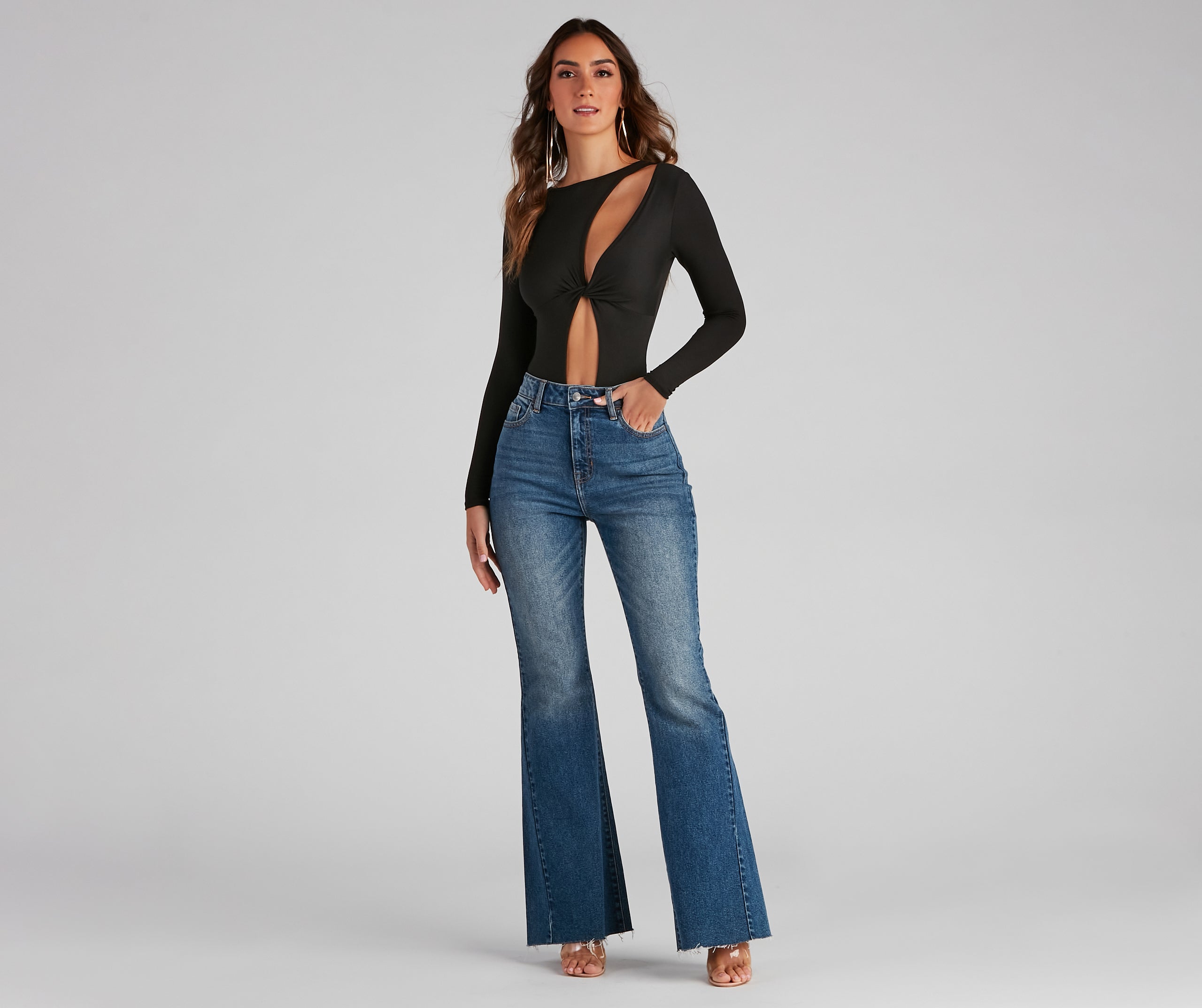 Gimme More Twist Cutout Bodysuit - Image 4