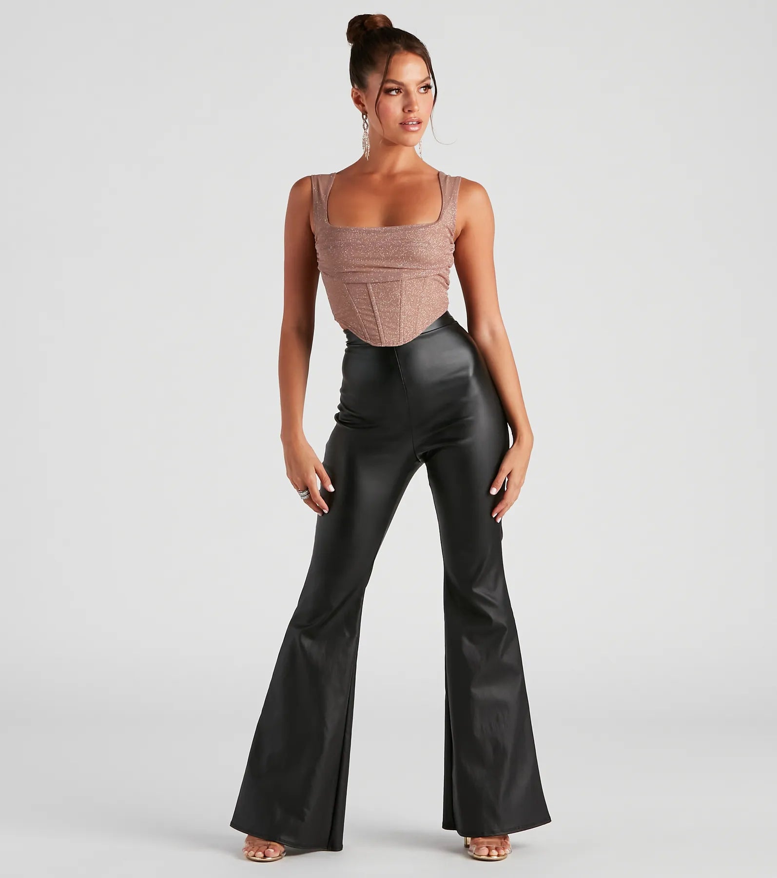 Dream In Glitter Mesh Bustier - Image 7