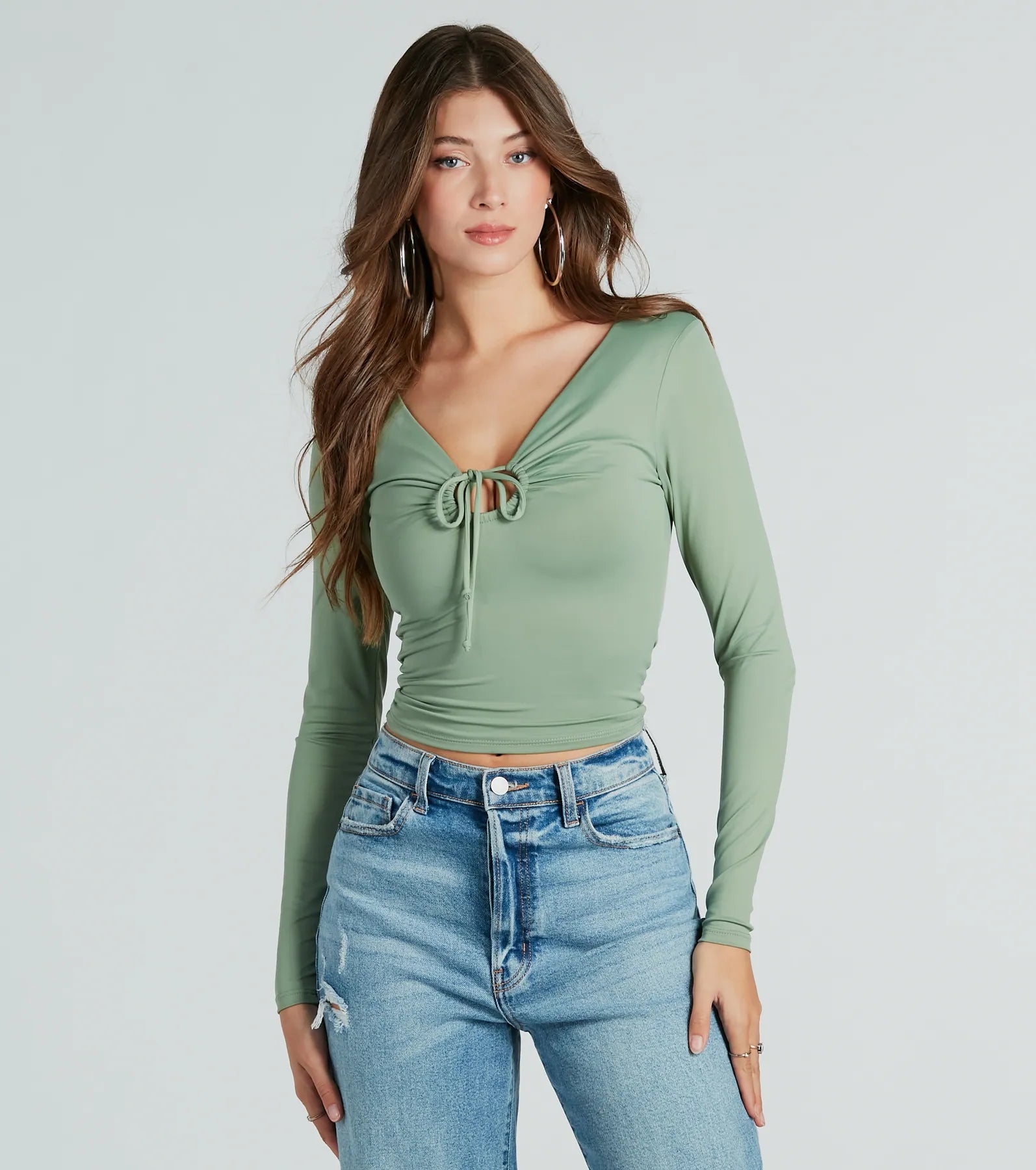 Fave Find Tie-Front Smooth Knit Top - Image 5