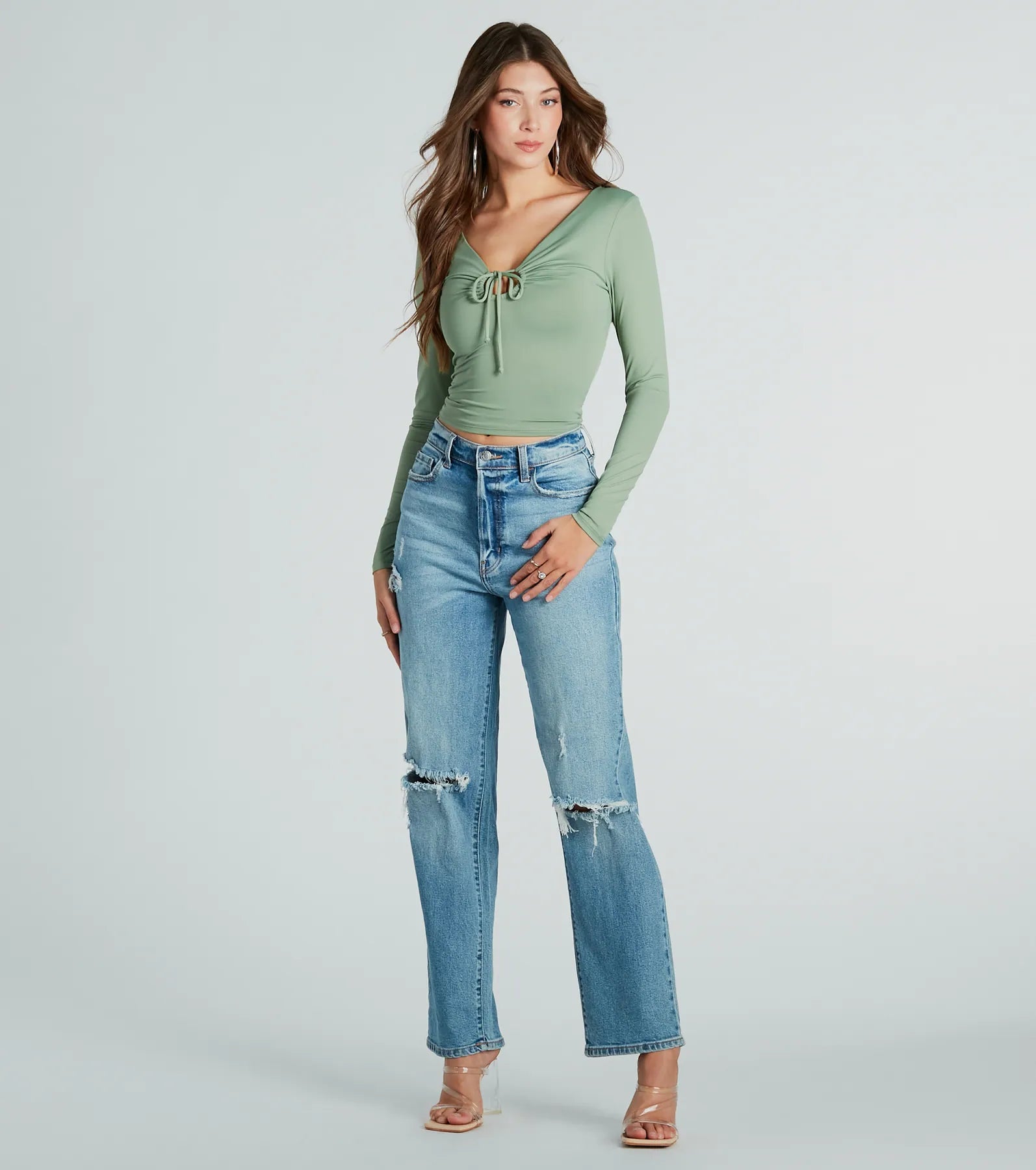 Fave Find Tie-Front Smooth Knit Top - Image 8