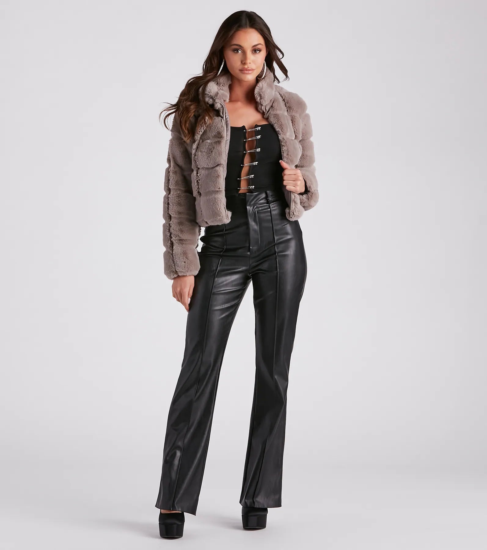 A Girls Gotta Shine Knit Crop Top - Image 7