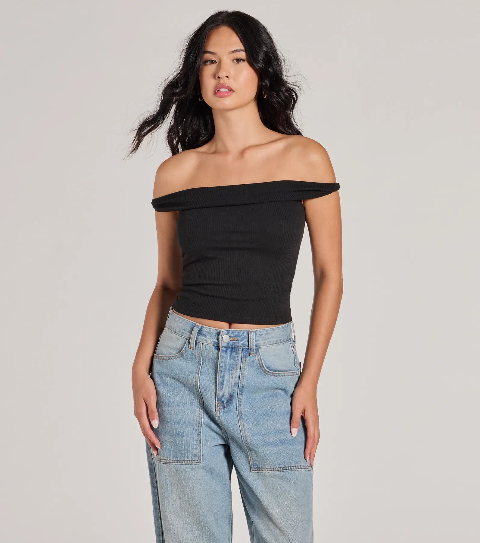 Nothing Sweeter Off-The-Shoulder Crop Top - Image 5