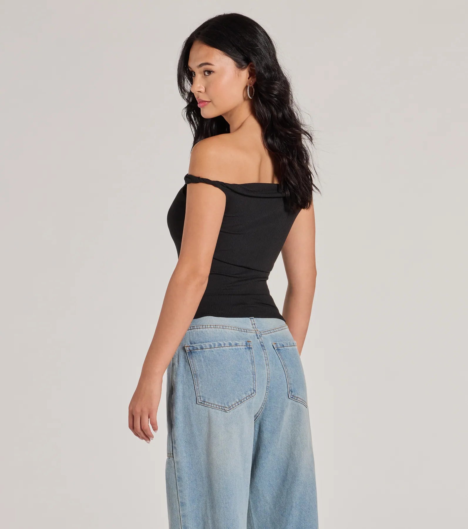 Nothing Sweeter Off-The-Shoulder Crop Top - Image 6