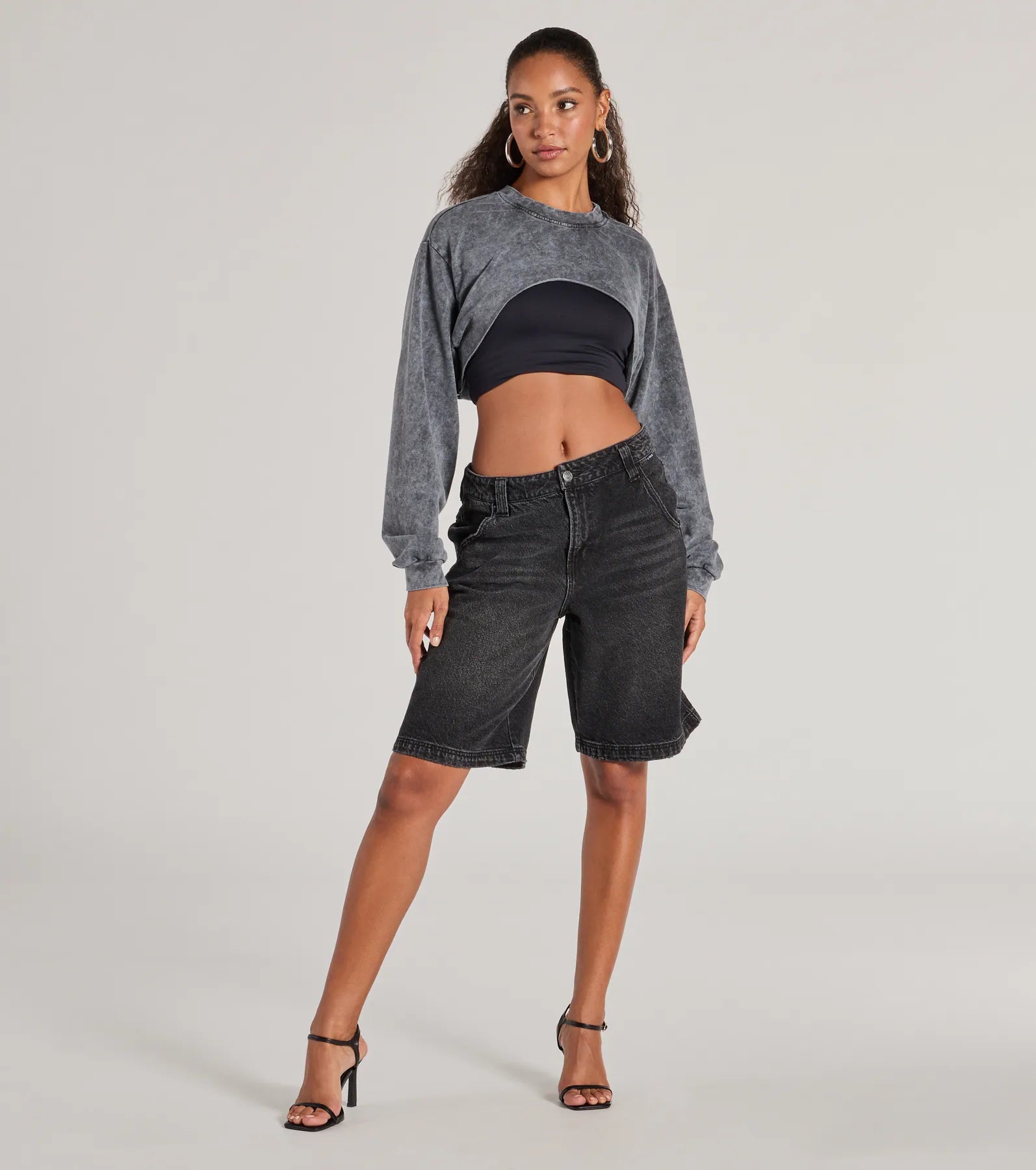 Comfy Cozy Washed Knit Pull-Over Topper - Image 3