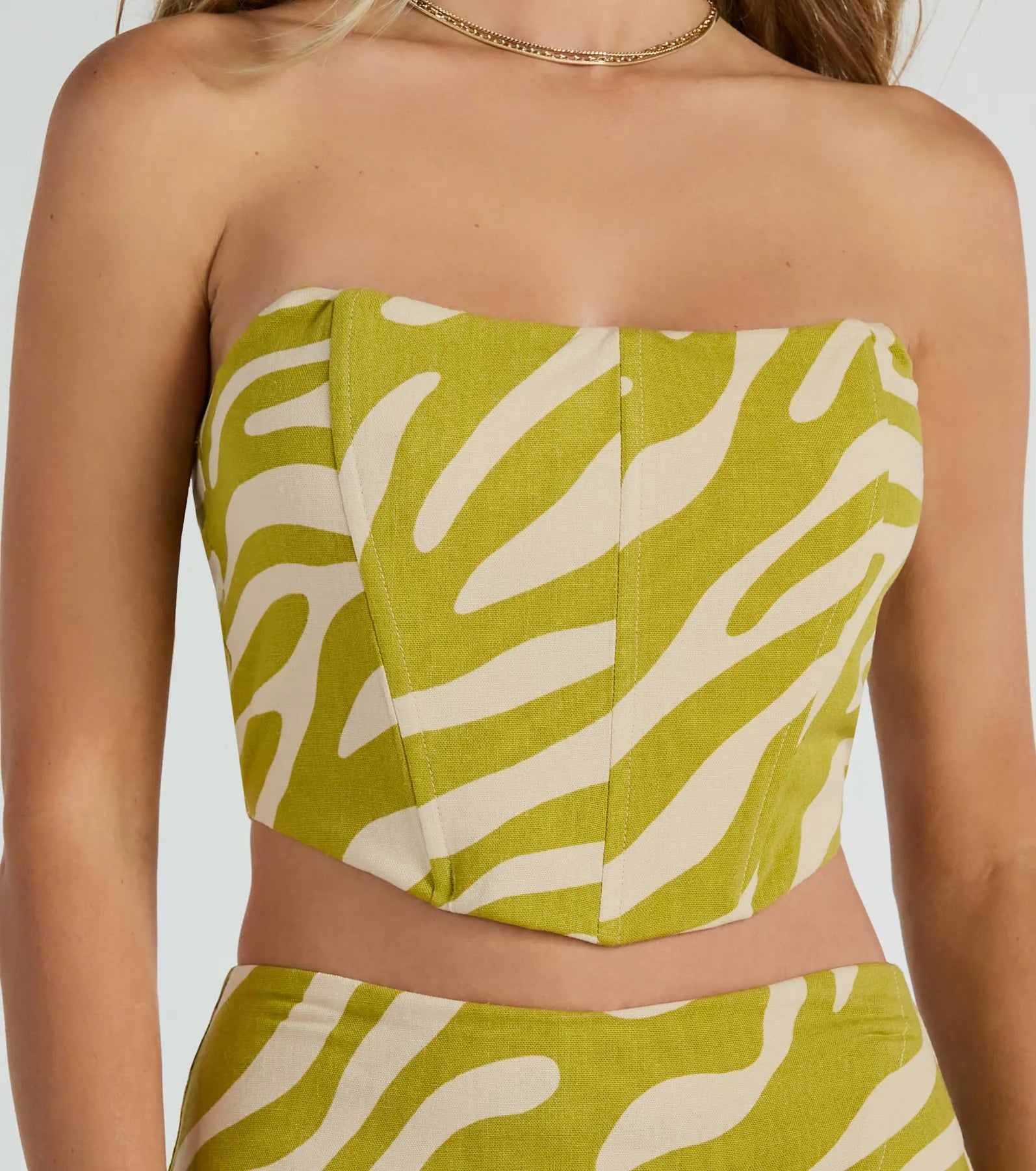 Wild Thing Corset Zebra Print Top - Image 4