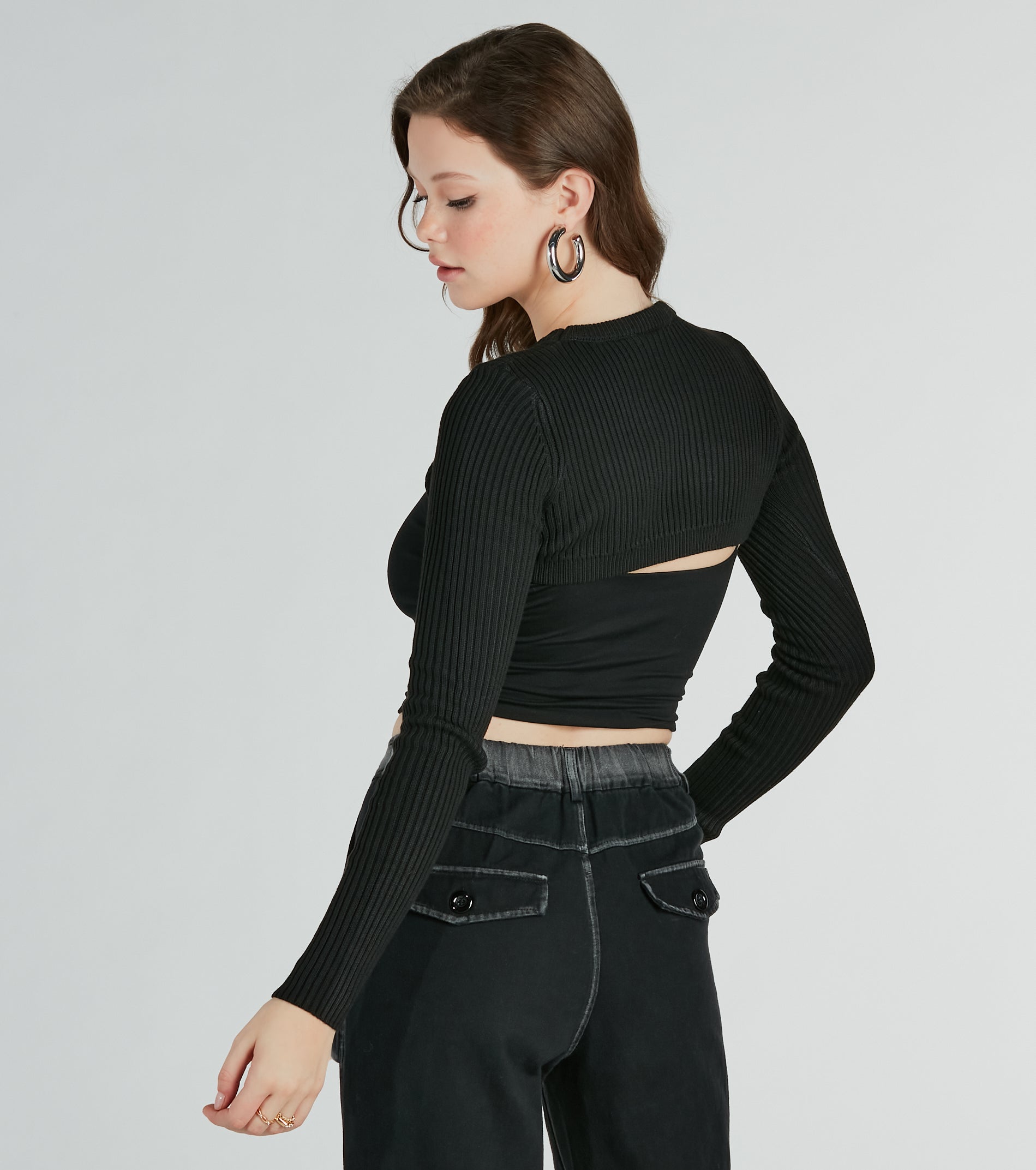 Cuteness Overload Crew Neck Sweater Topper - Image 2
