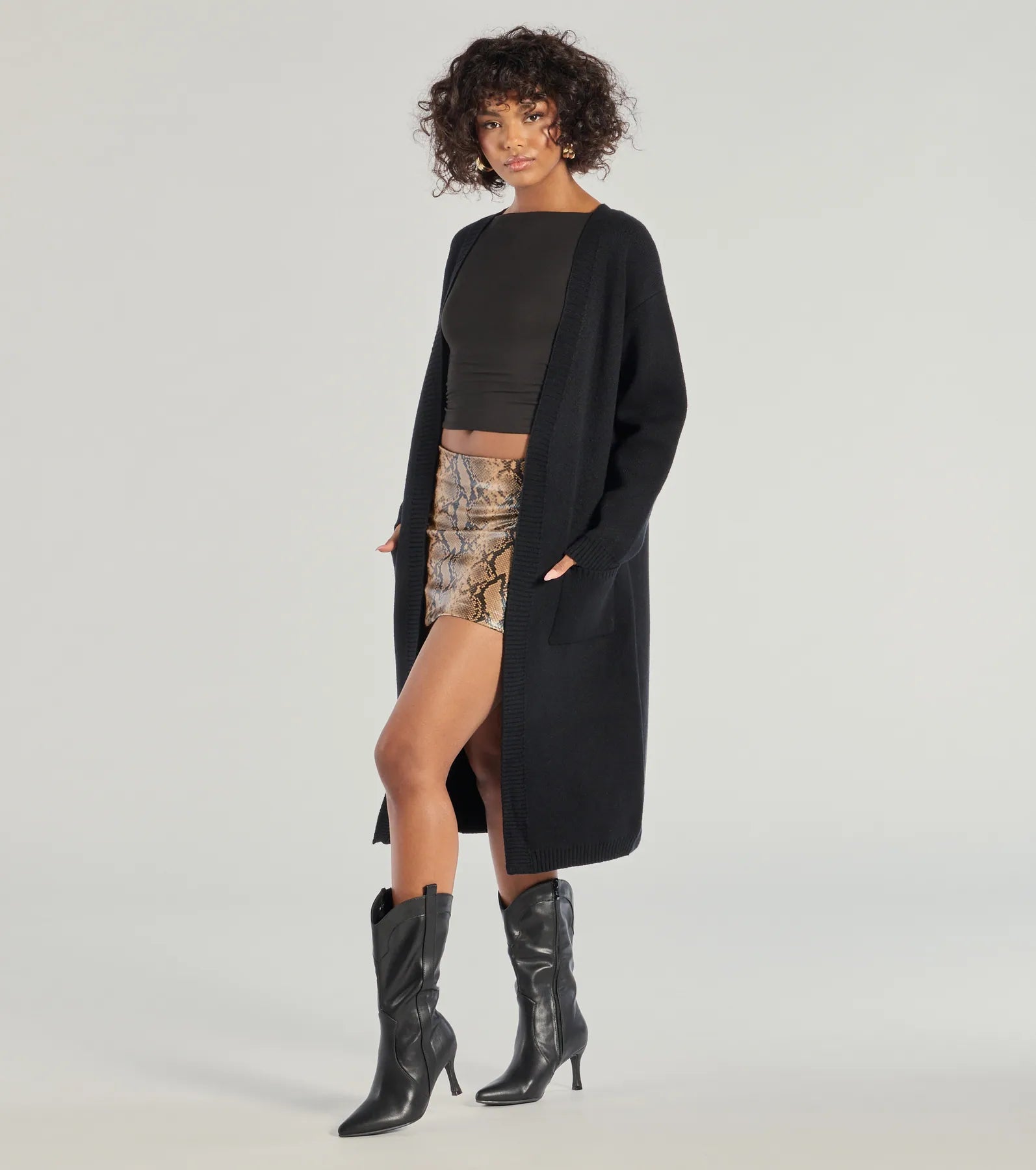 Cozy Staple Long Knit Duster Cardigan - Image 4