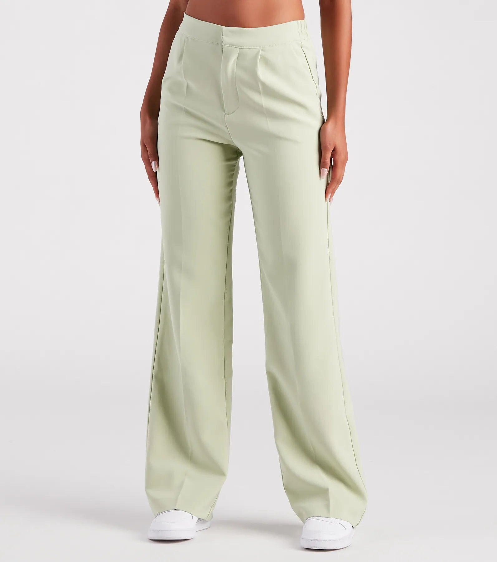 Chic Confidence Straight-Leg Trouser Pants - Image 5