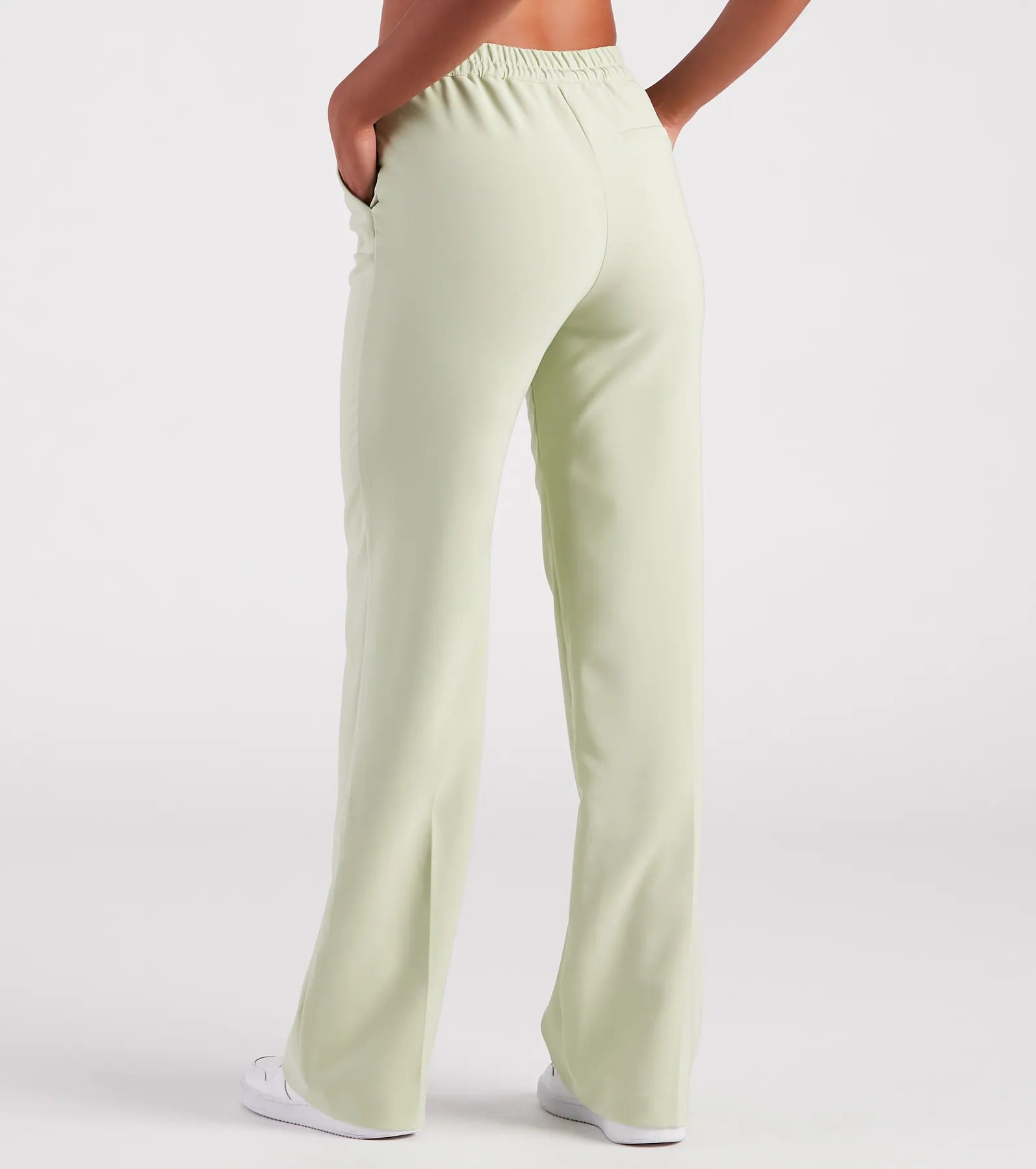Chic Confidence Straight-Leg Trouser Pants - Image 7