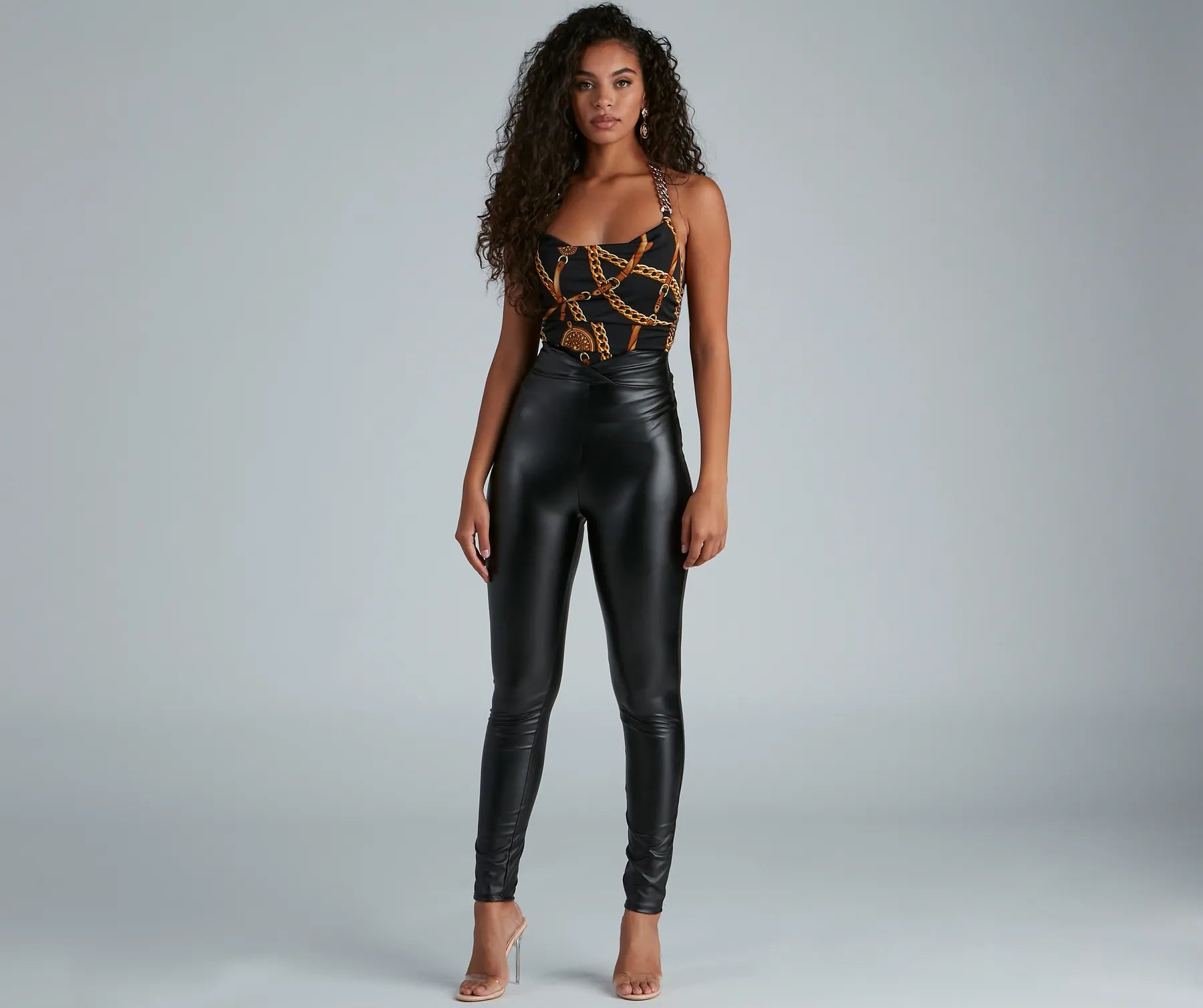 Chic And Dressy Vibes Faux Leather Pants - Image 5