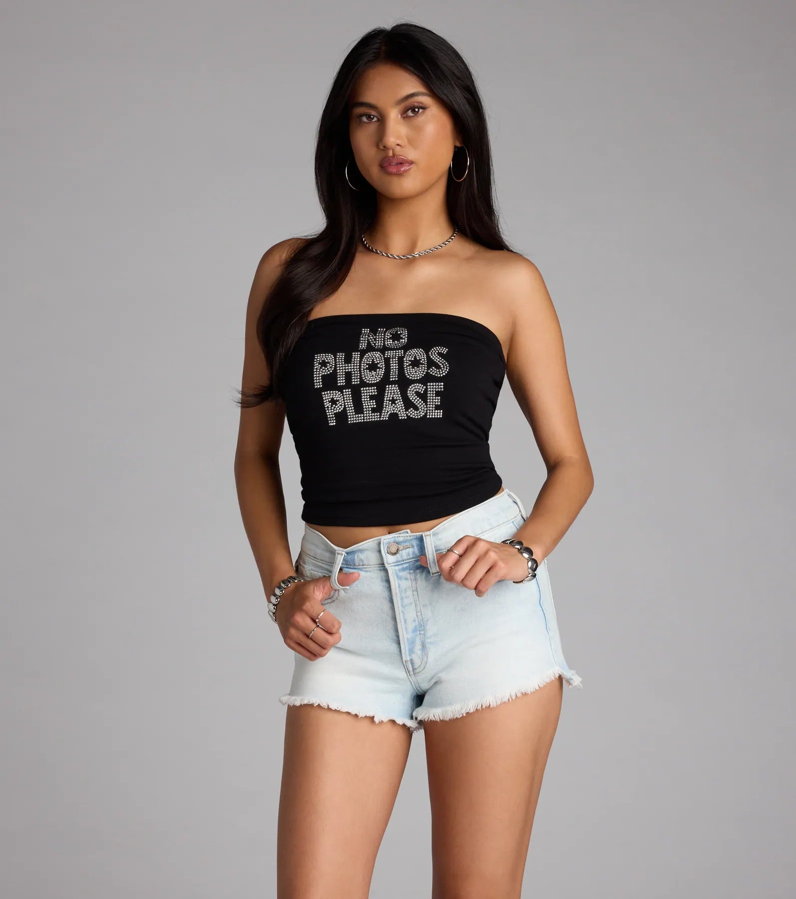 Cut to Chill High-Rise Denim Shorts - Image 4