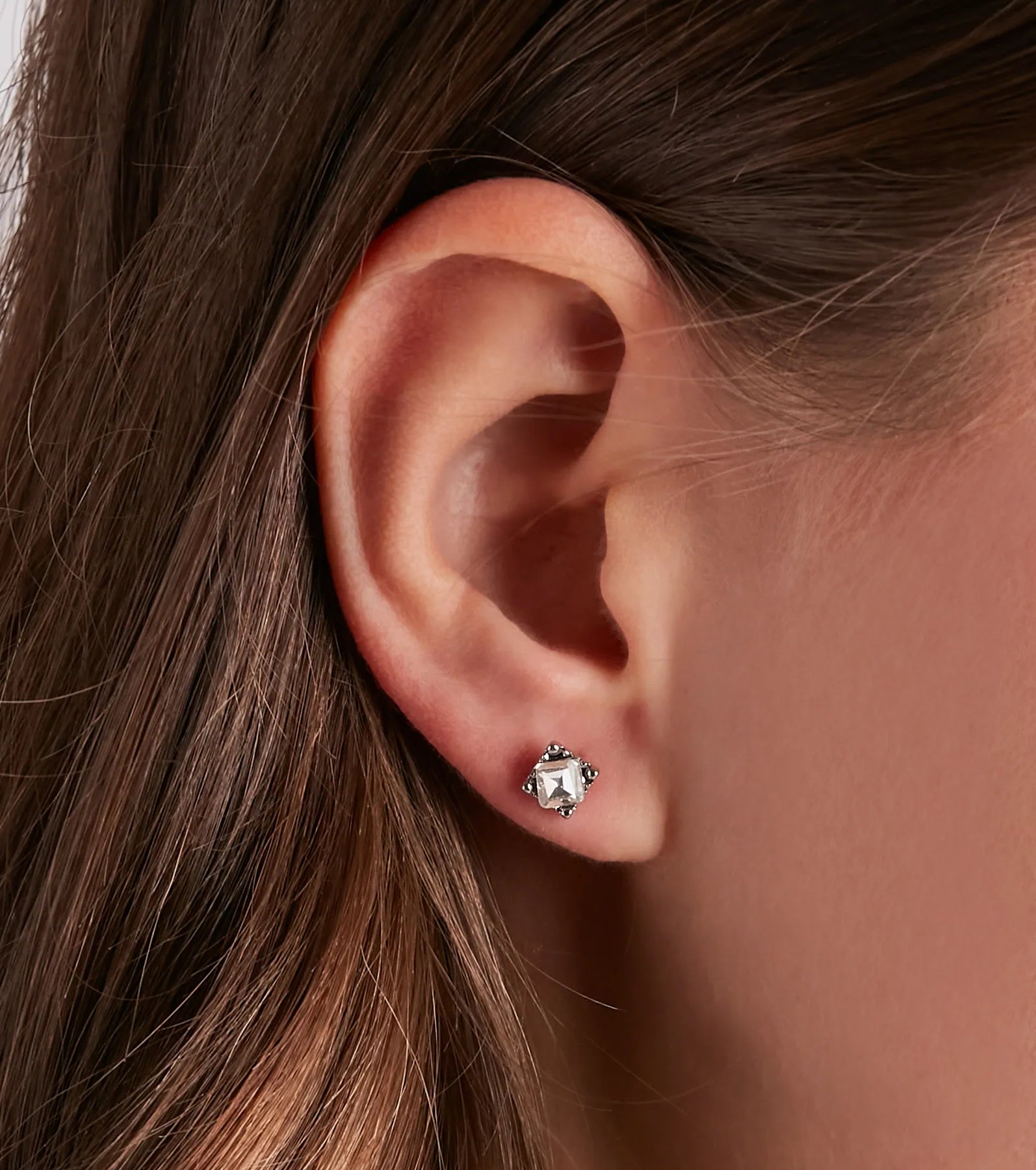 Chic Shine Rhinestone Stud And Duster Earrings Set - Image 16