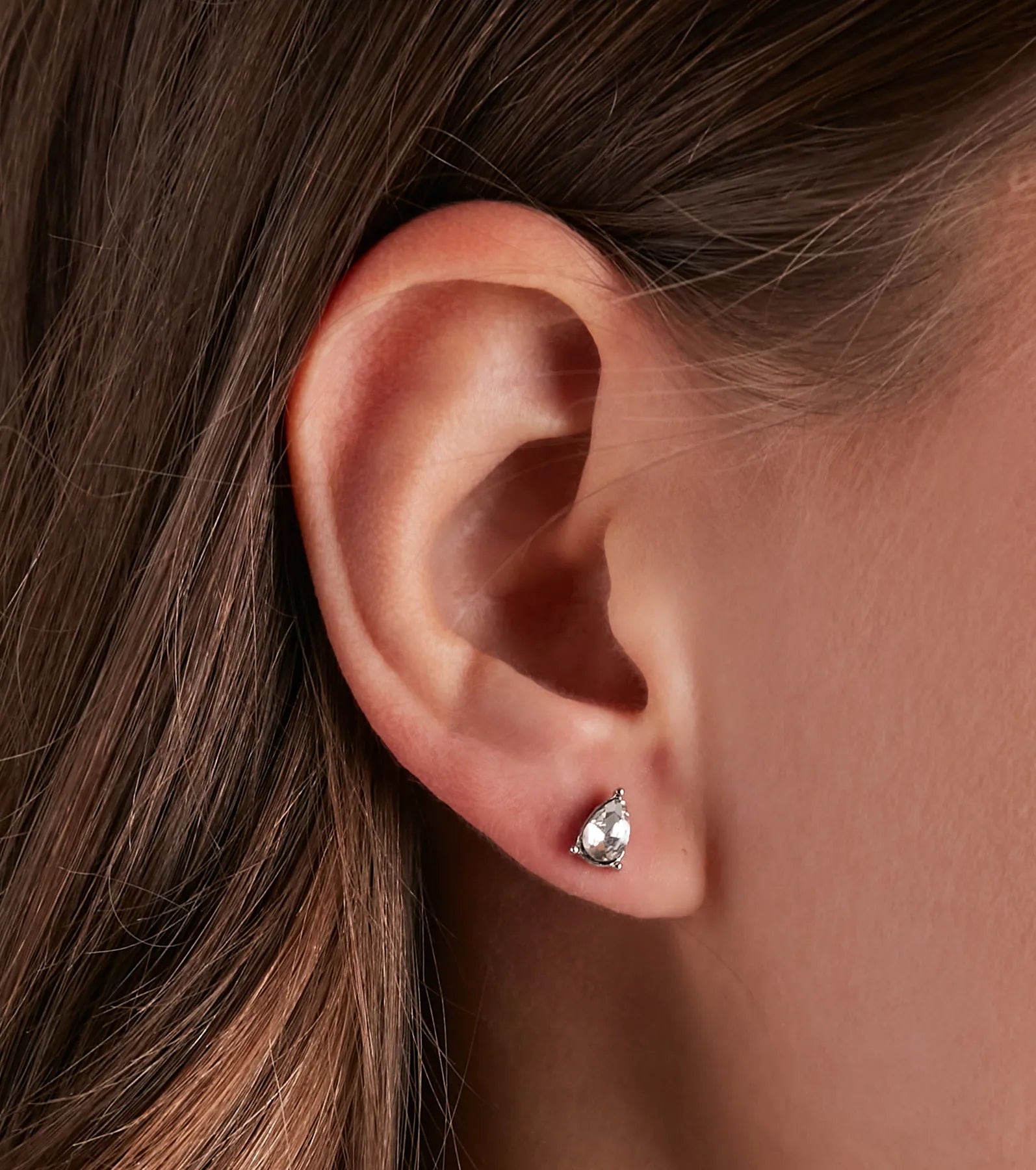 Chic Shine Rhinestone Stud And Duster Earrings Set - Image 17