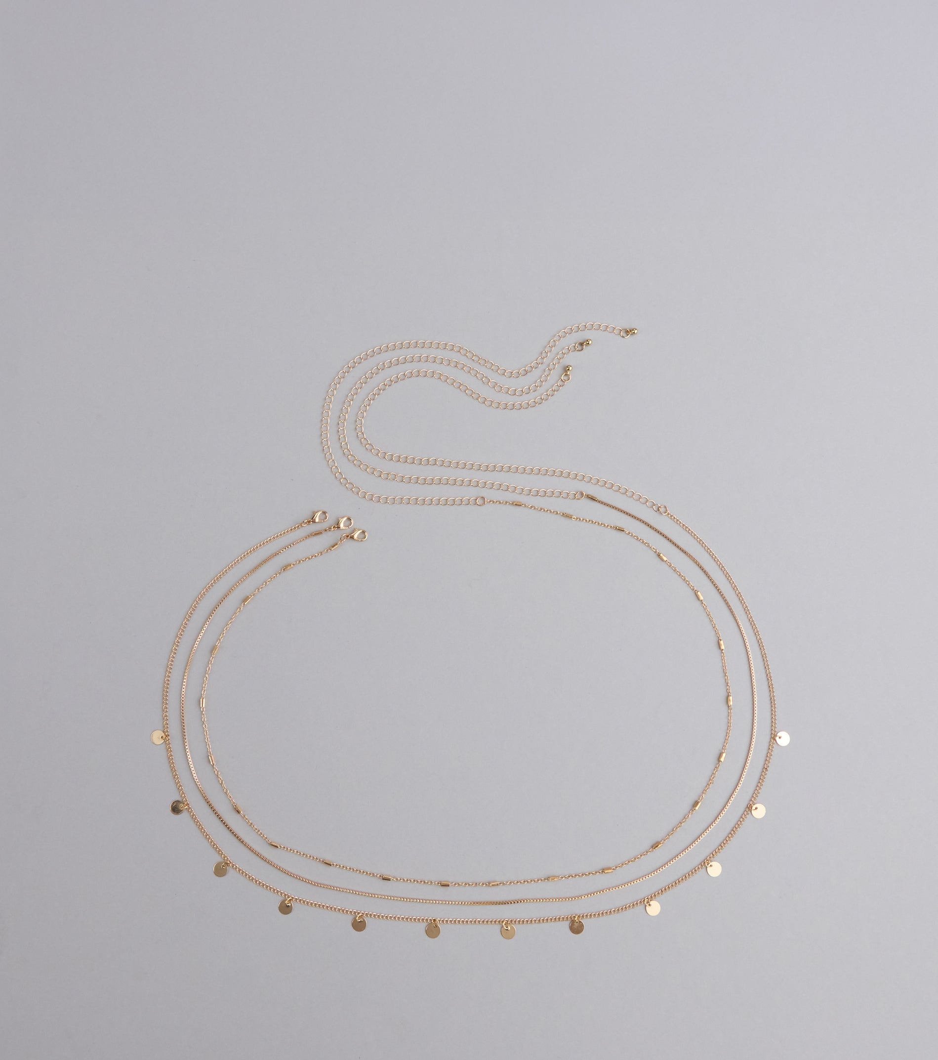 Shine On Me Layered Disc Belly Chain