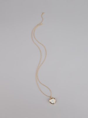 Time After Time Heart Watch Necklace