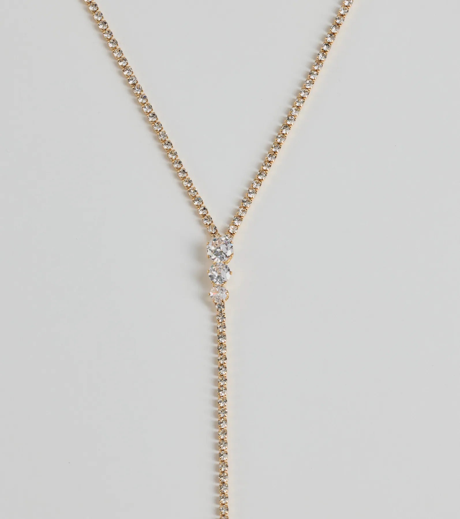 Upscale Moments Cubic Zirconia Accent Choker Necklace - Image 2