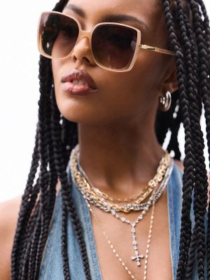 Graceful Elegance Cross Charm Lariat Necklace