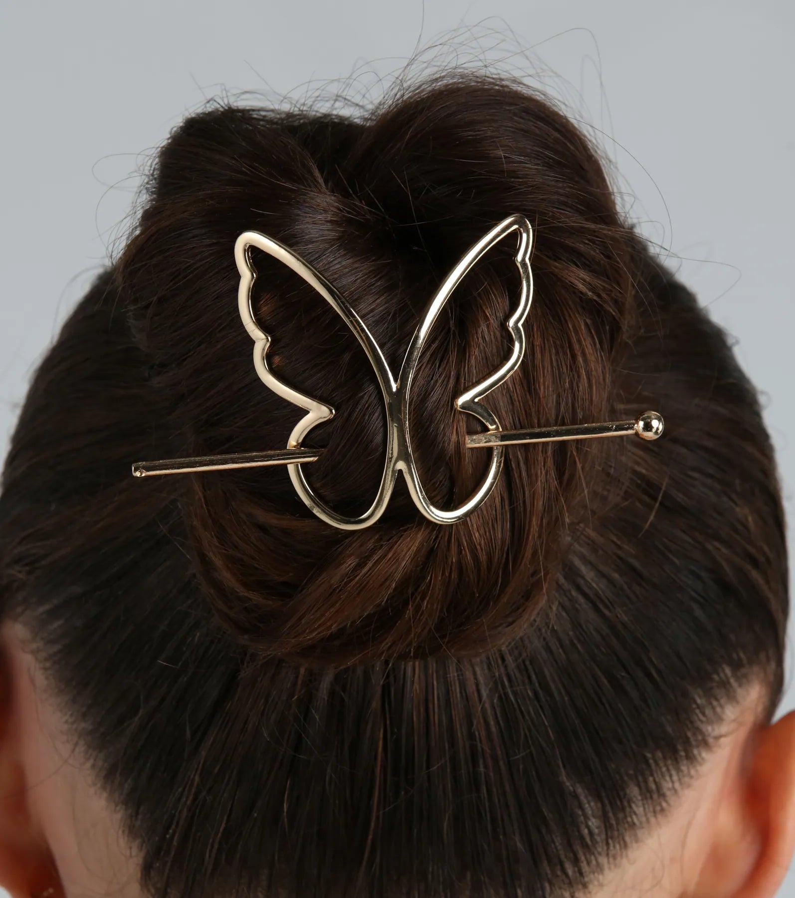 Sleek Beauty Butterfly Hair Pin - Image 2