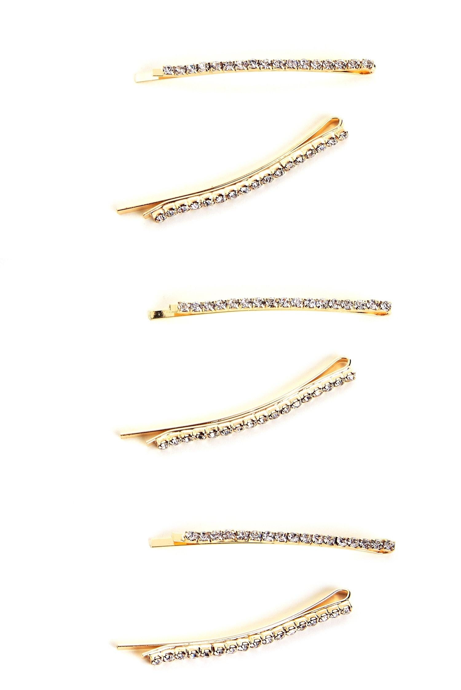 Radiant Rhinestone Bobby Pin Set - Image 4