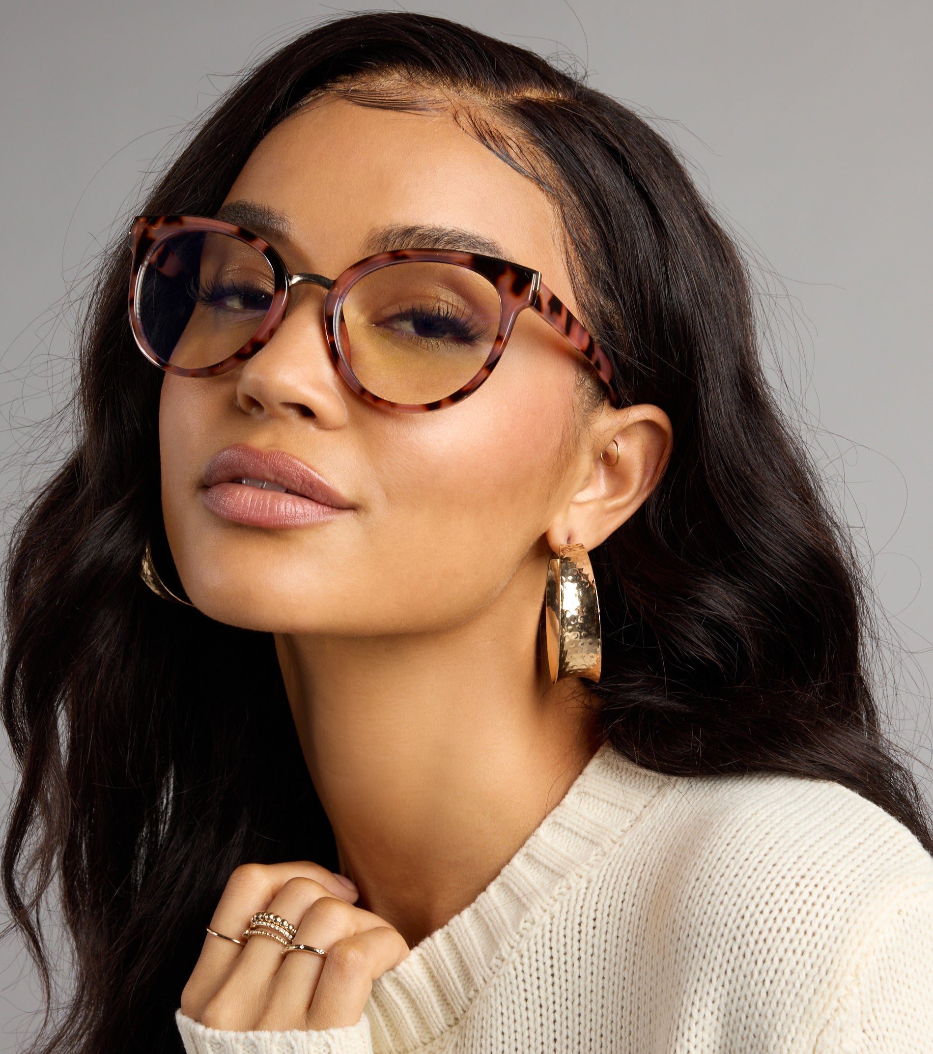 It Girl Tortoiseshell Blue Light Glasses - Image 2