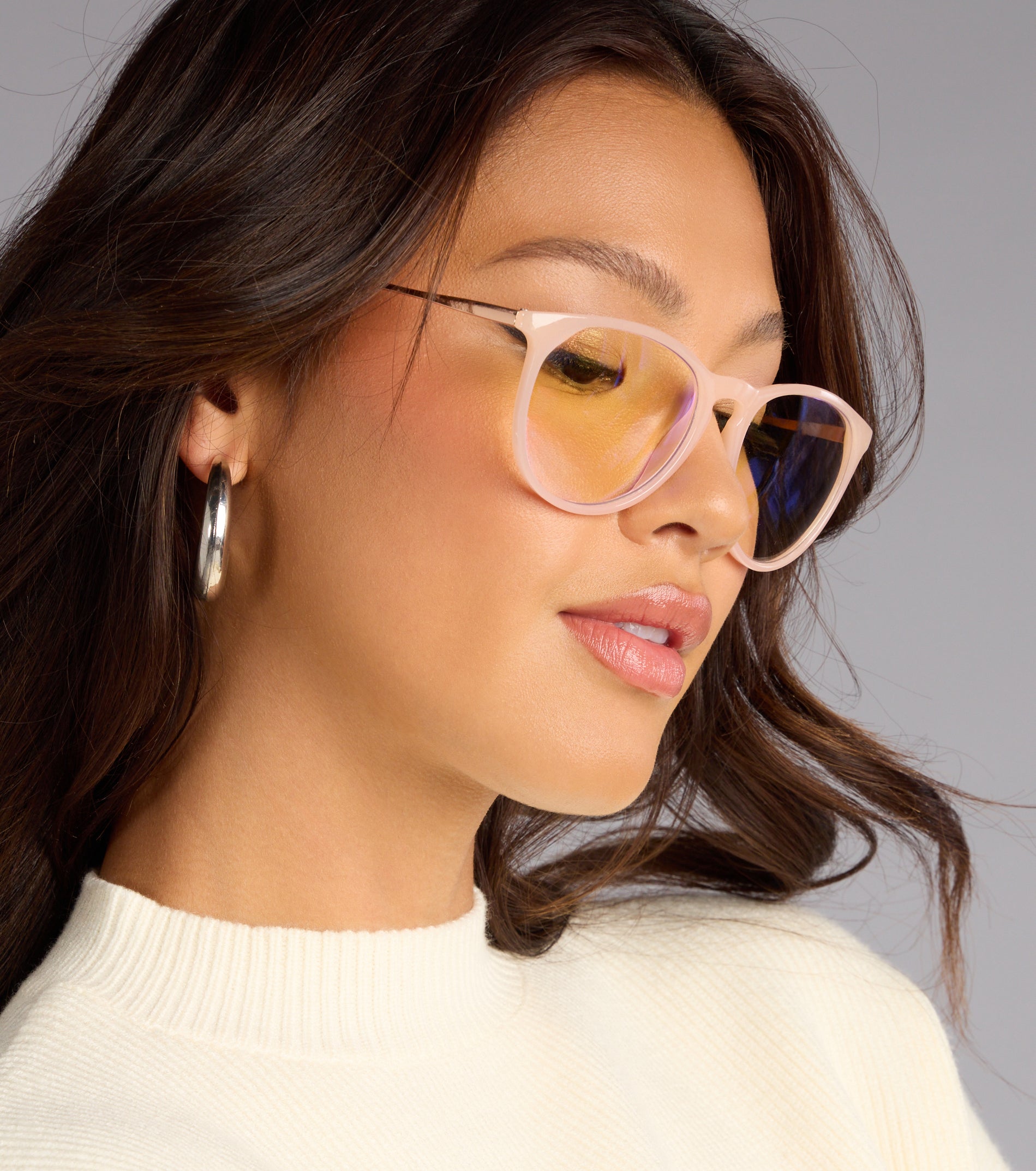 Smart And Stylish Clear Blue Light Glasses - Image 5