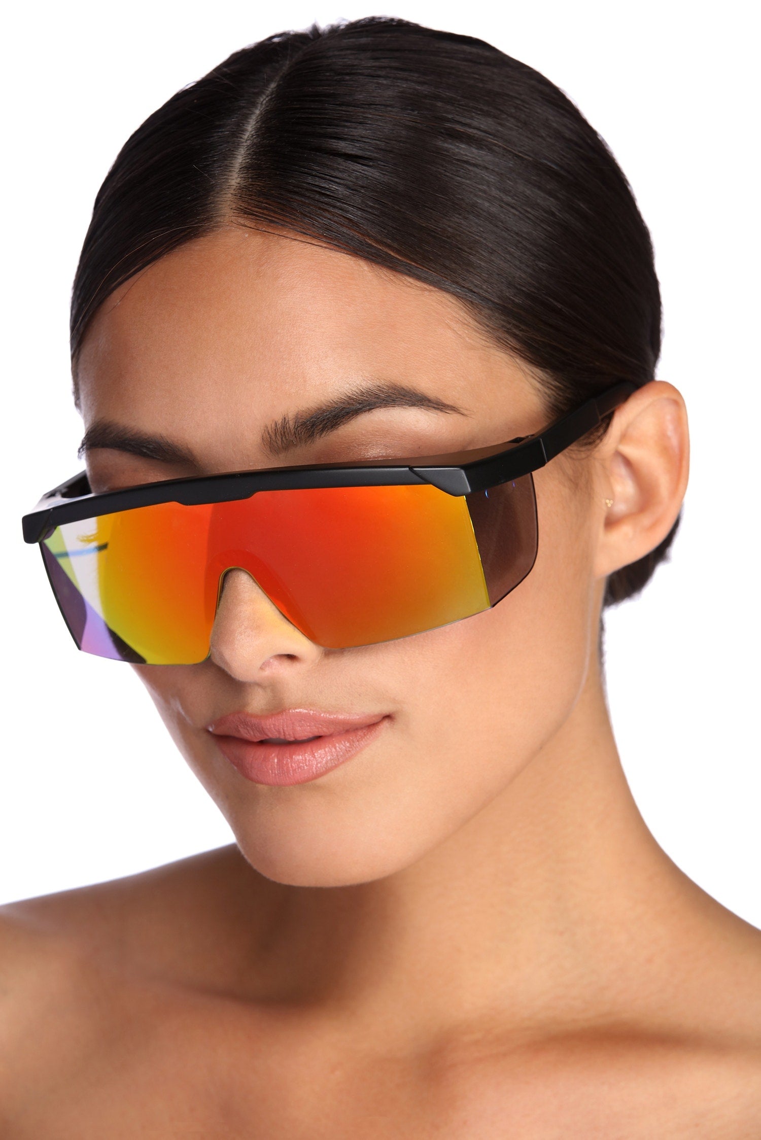Wrap Around Revo Shield Sunglasses - Image 2