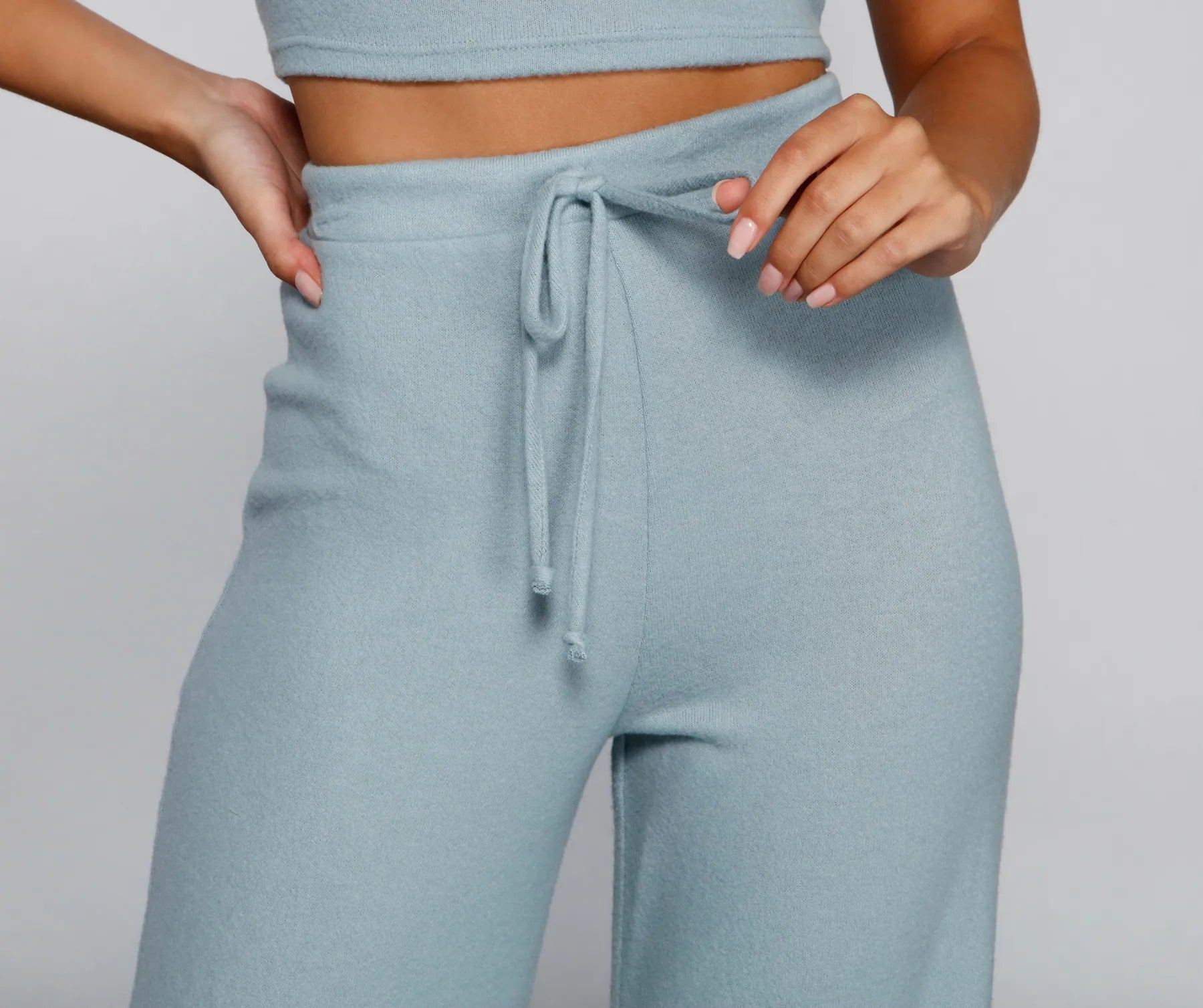 Sleeping In Wide-Leg Pajama Pants - Image 3