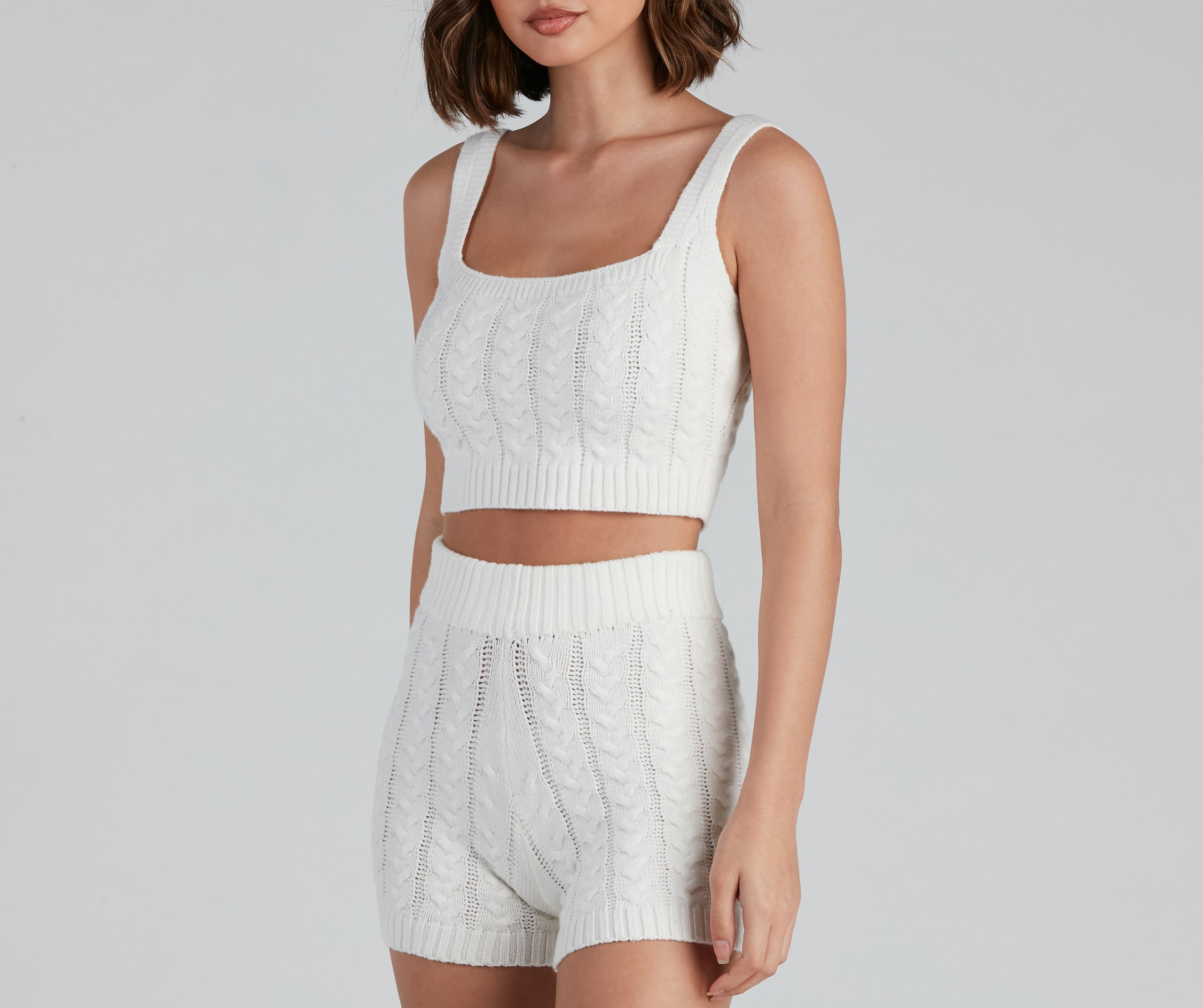 Cuddle Up Cable Knit Pajama Tank - Image 4