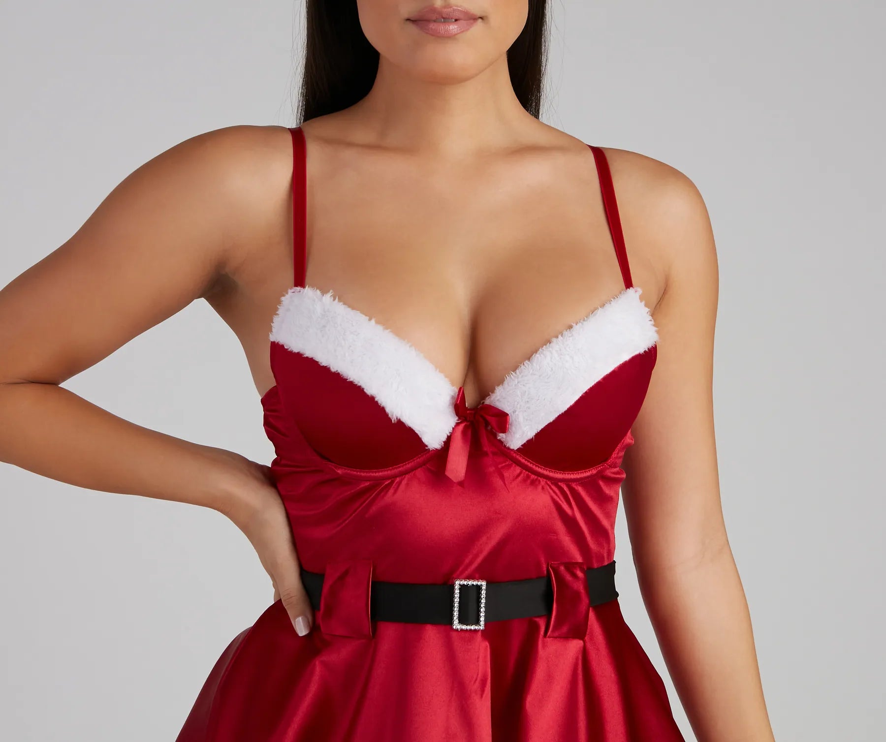 Holiday Queen Babydoll Dress And Panty Set - Image 3