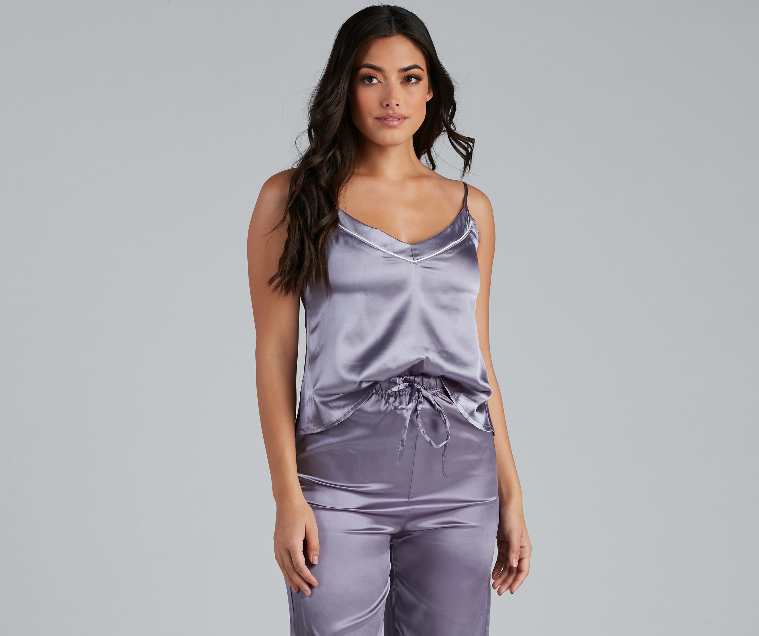 Luxe Life Satin PJ Cami And Pants Set - Image 4