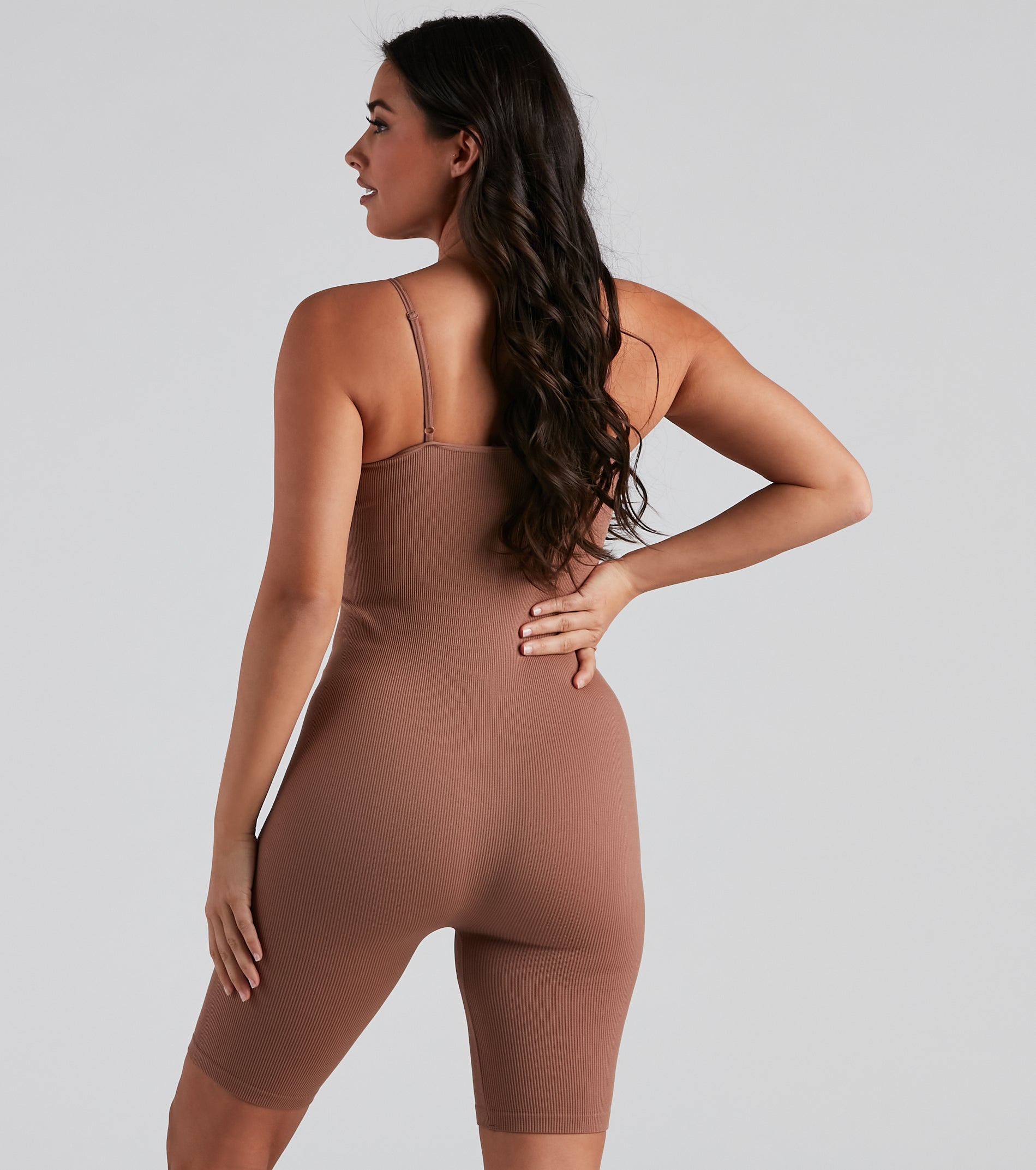 Tight Race Seamless Biker Romper - Image 7