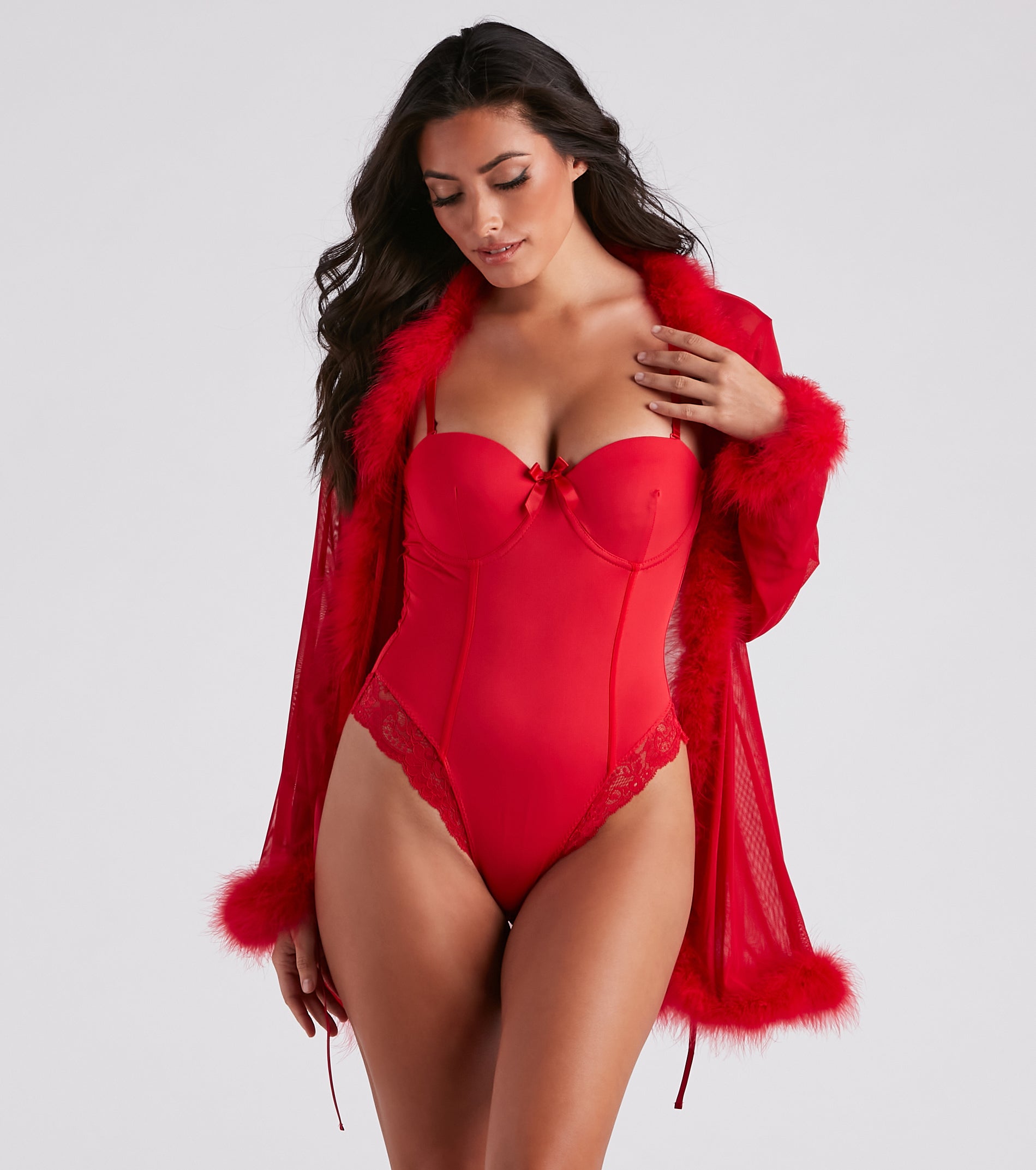 Lovestruck Lace Teddy Bodysuit - Image 4