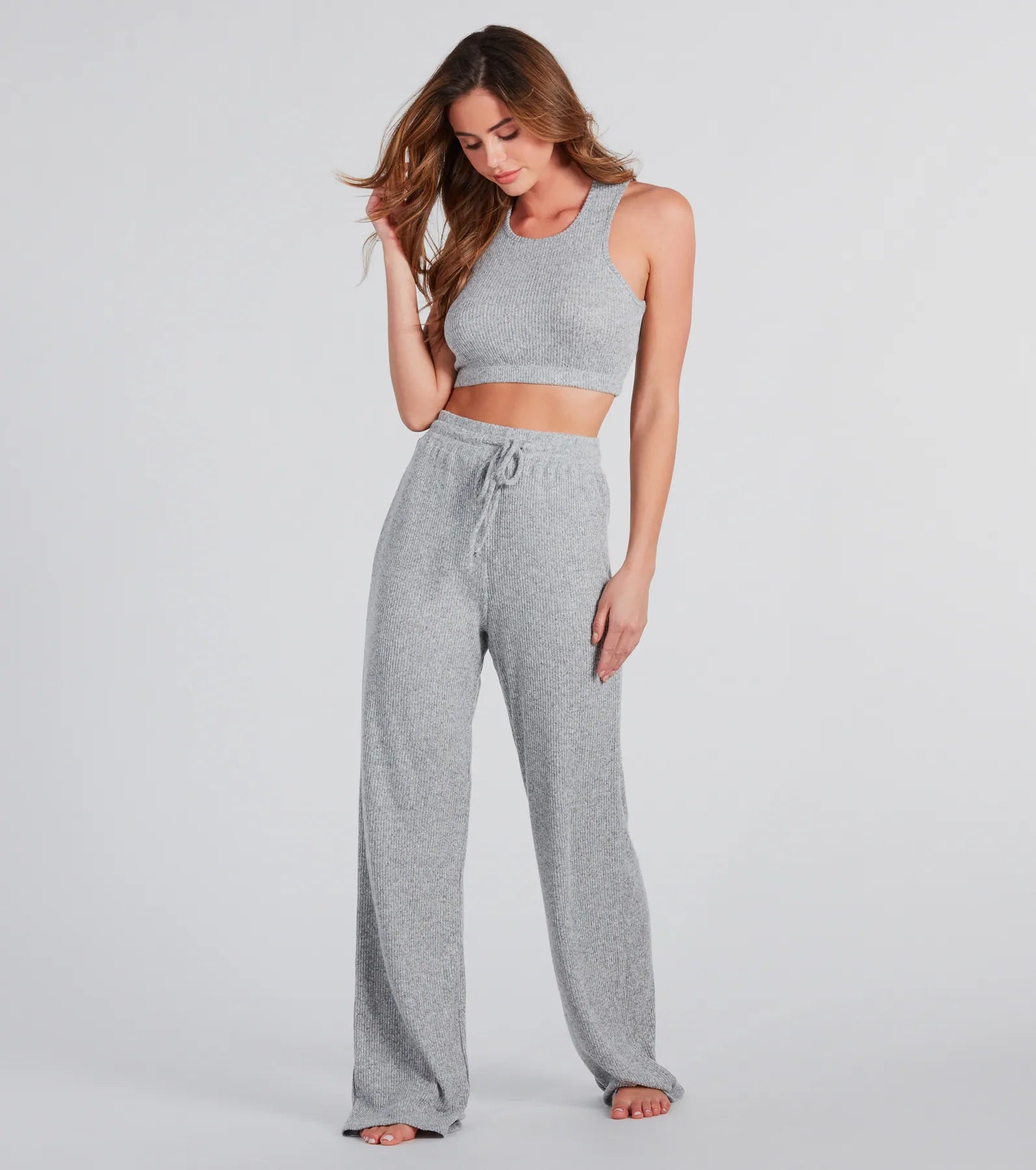 Feeling Bliss Rib Knit Pajama Pants - Image 2