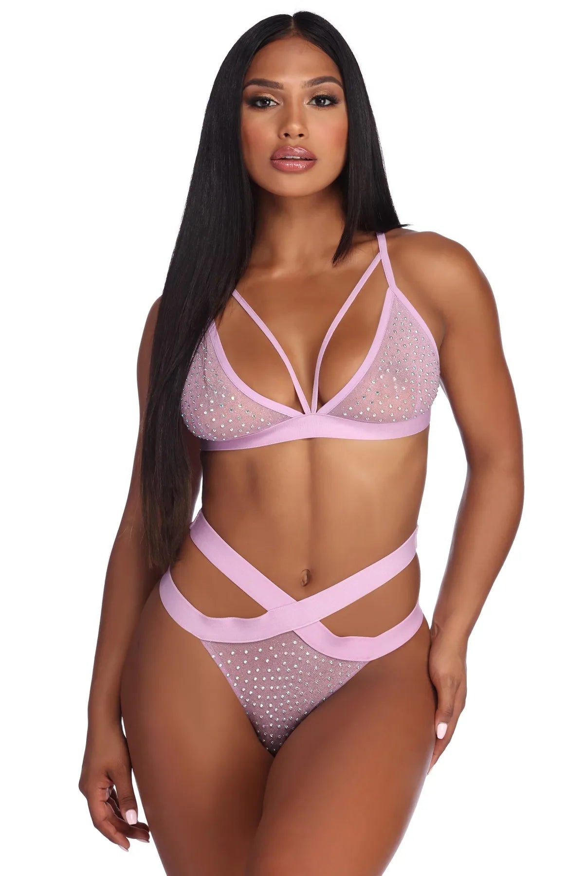 Glitter Burst Bralette And Panty - Image 10