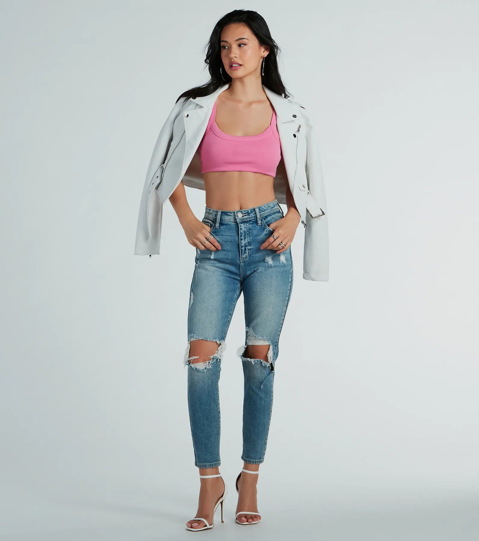 Effortless Essential Ribbed Knit Tank Bralette - Image 10