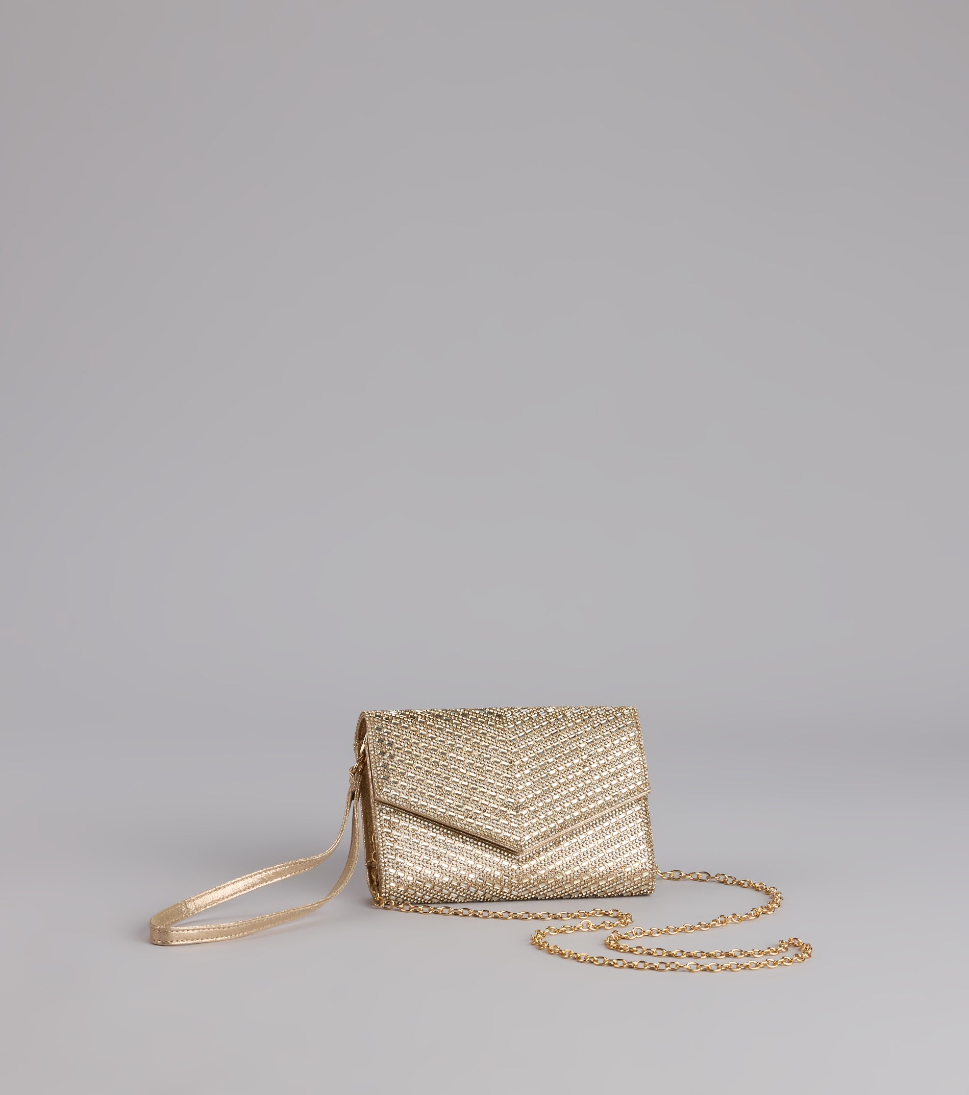 Let's Have A Toast Rhinestone Crossbody Wallet - Image 6