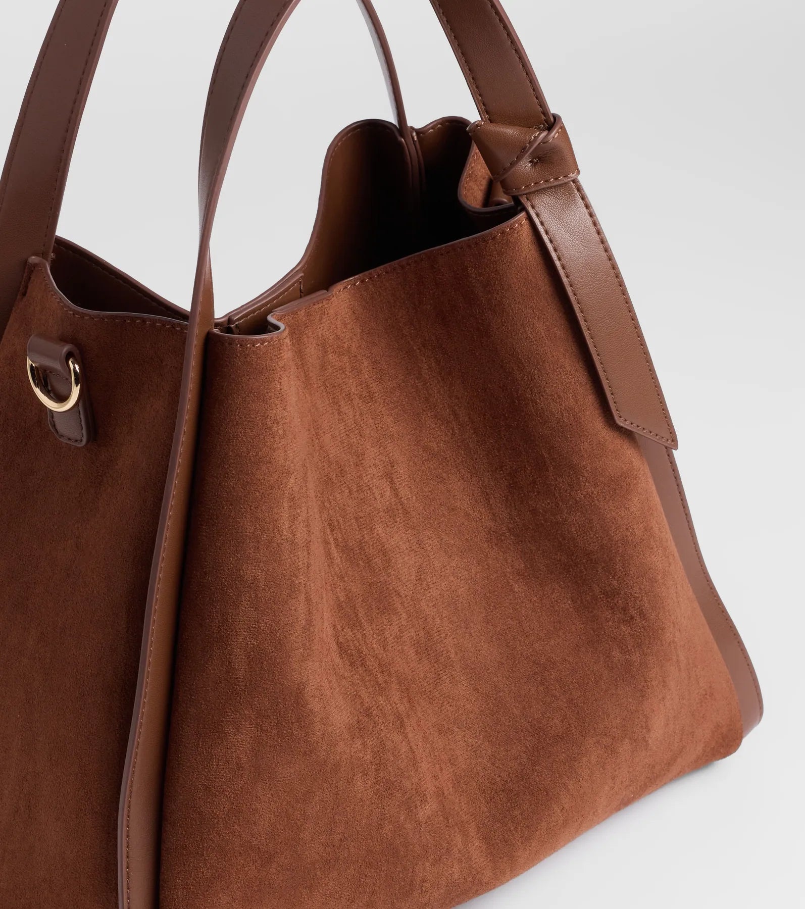 Places To Be Faux Suede Hobo Bag - Image 3