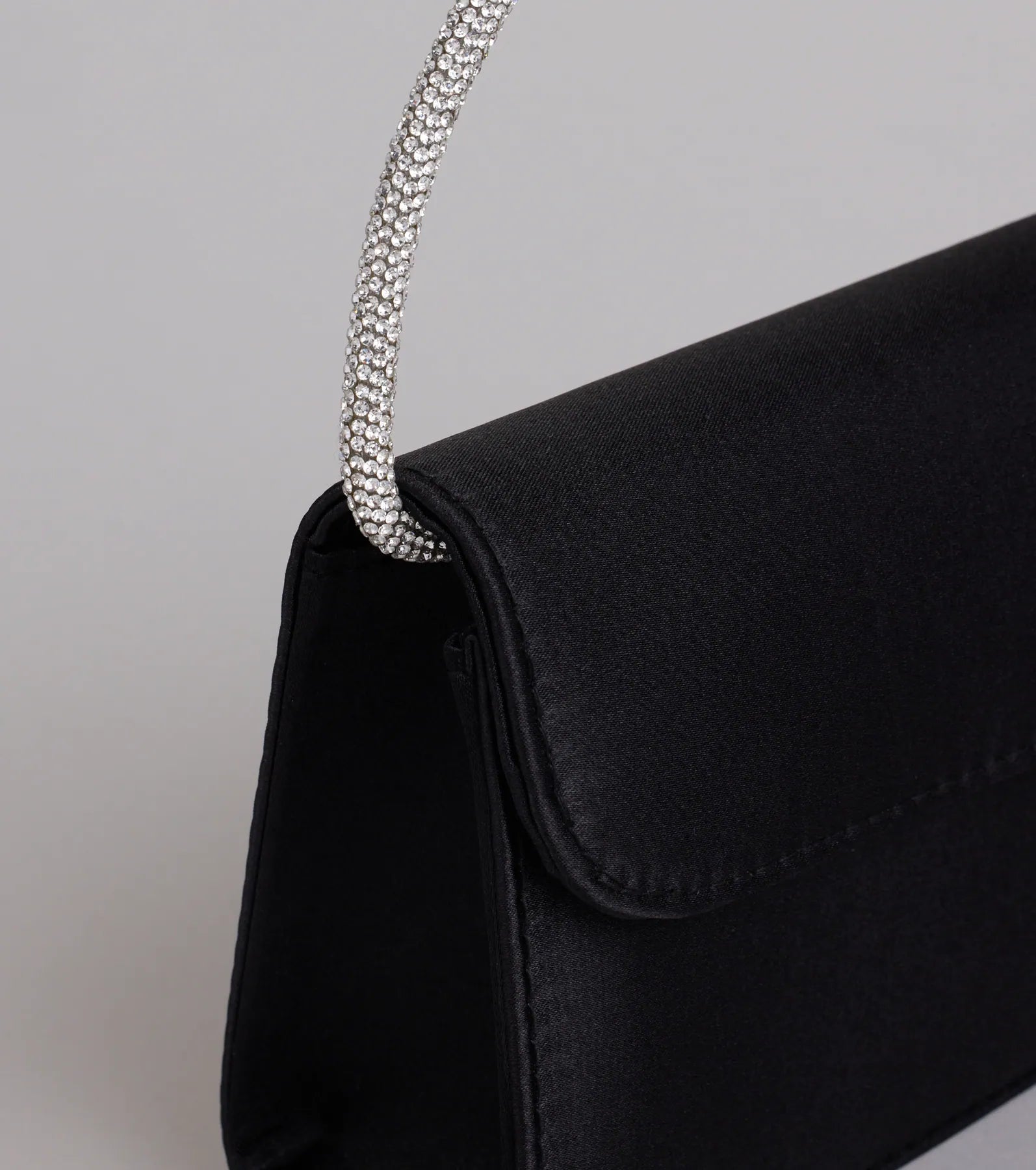 Stylish Endeavor Rhinestone Top Handle Handbag - Image 7
