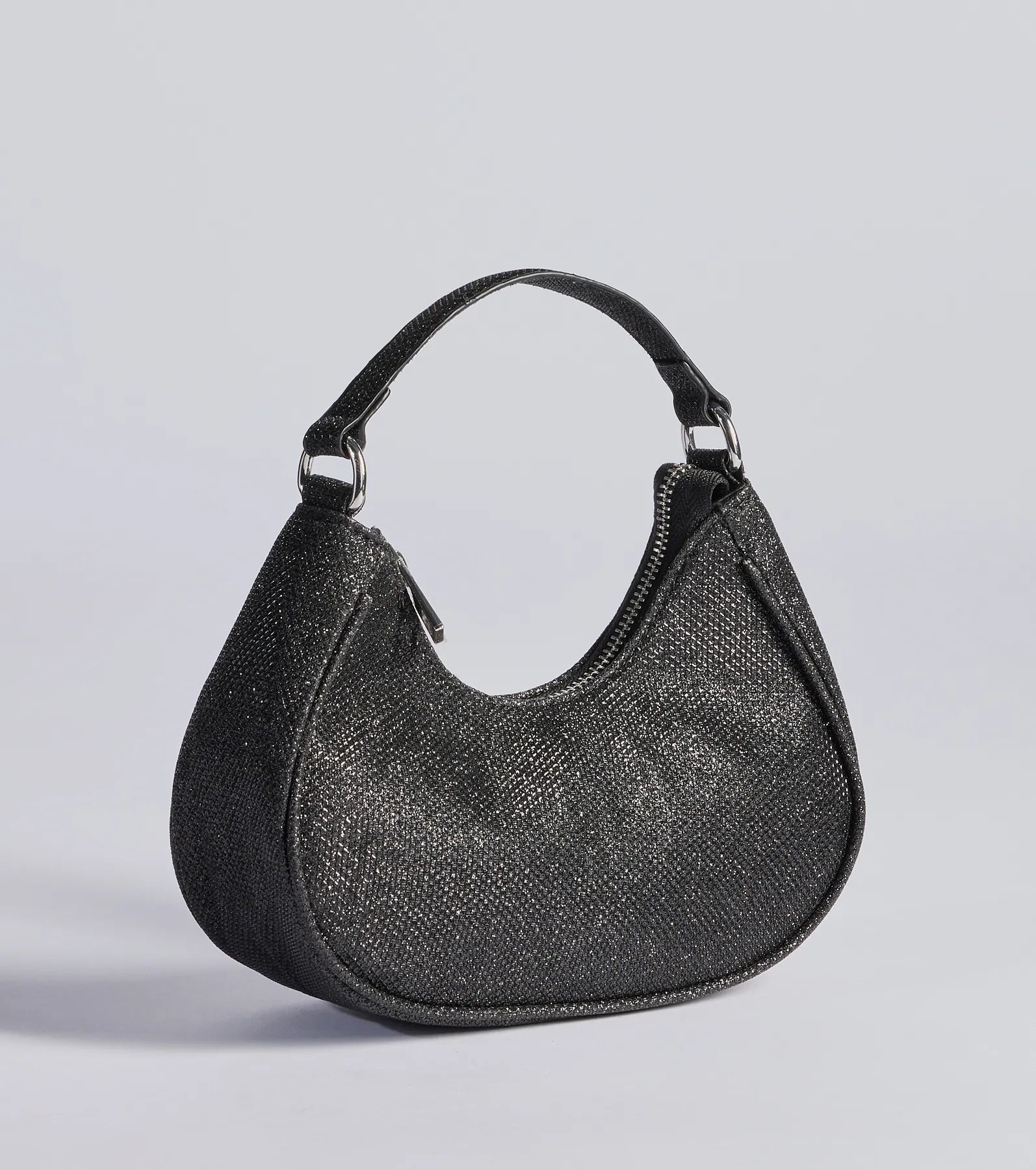 All The Glitz Glitter Mesh Handbag - Image 3