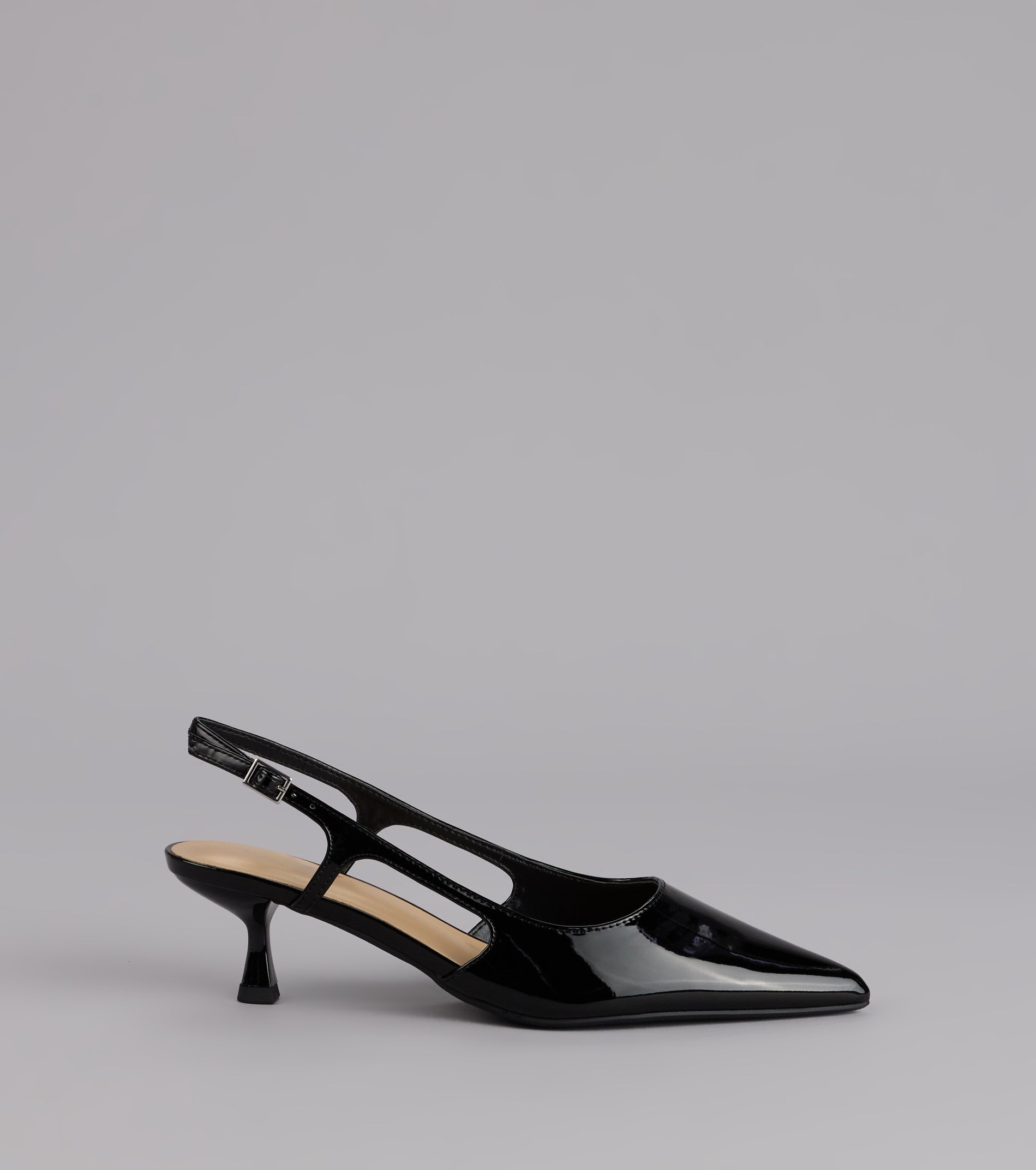 Keep It Chic Kitten Heel Pumps - Image 2