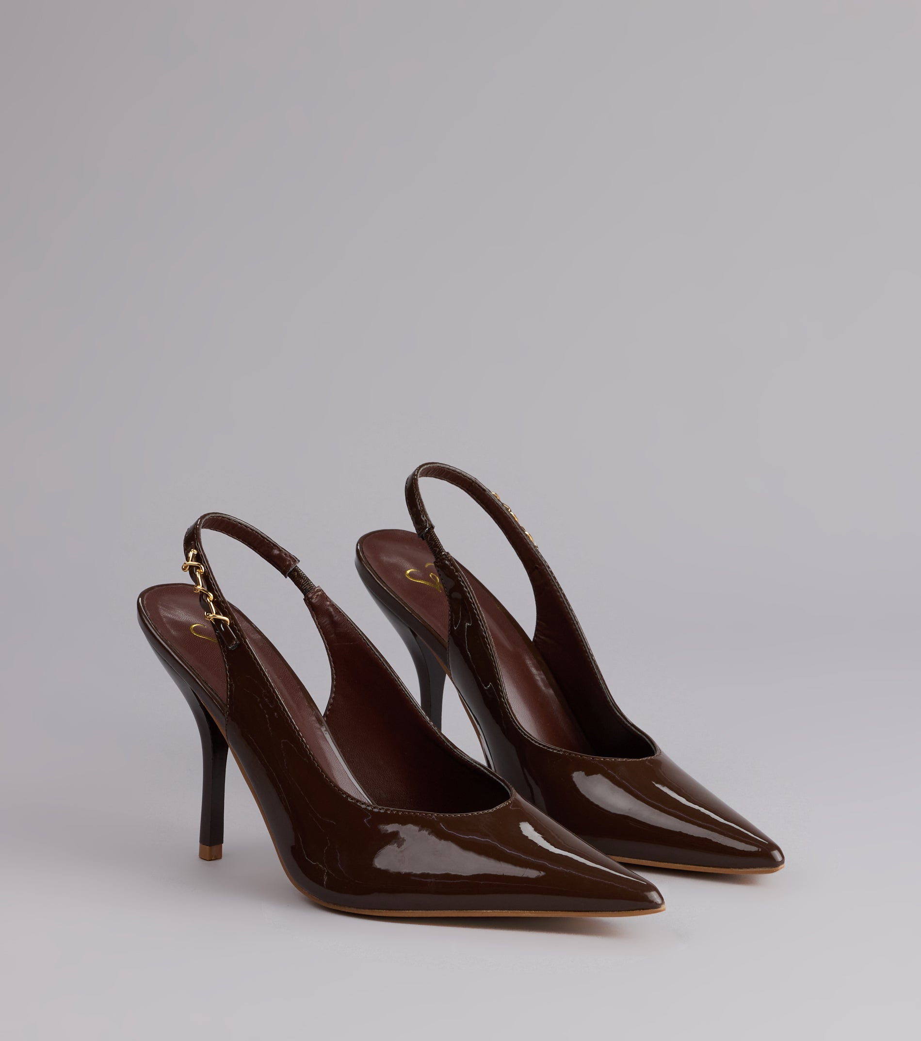 After Hours Patent Slingback Heels - Image 5